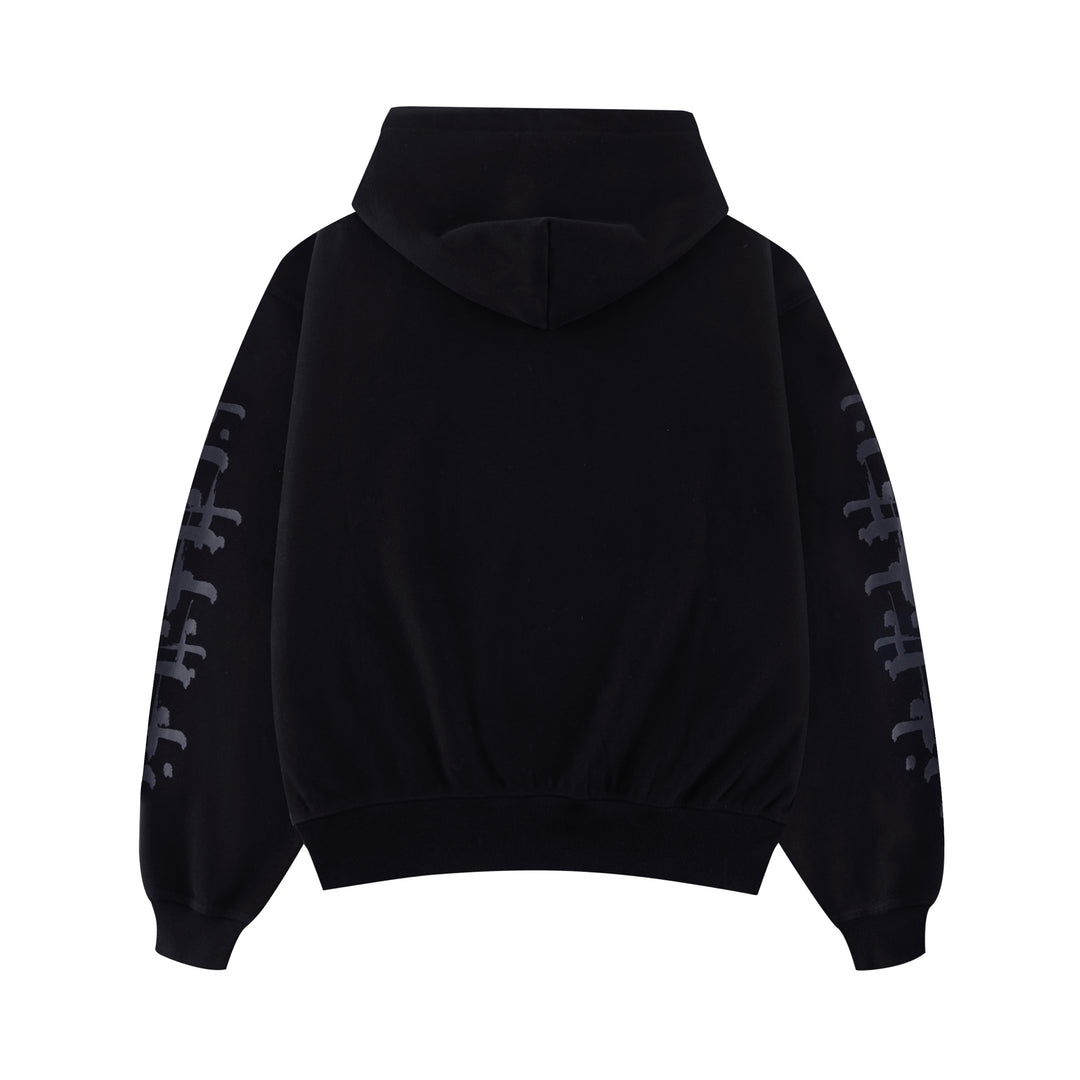 RHINESTONE LOGO HOODIE image 2