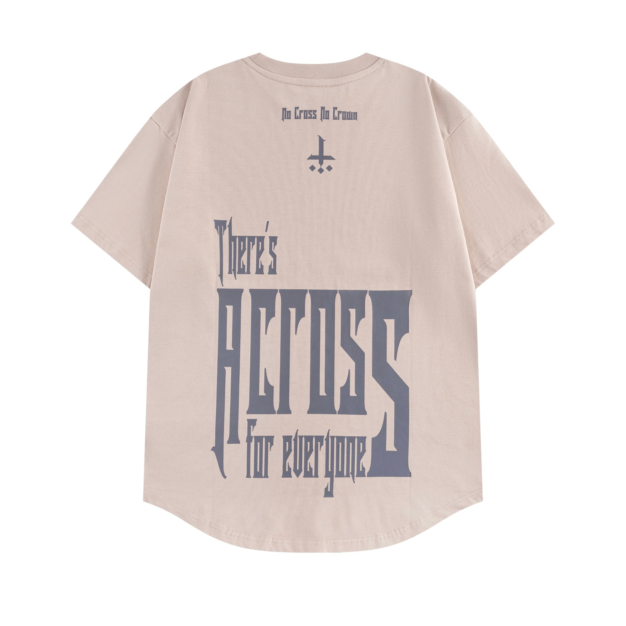 NO CROSS NO CROWN TEE