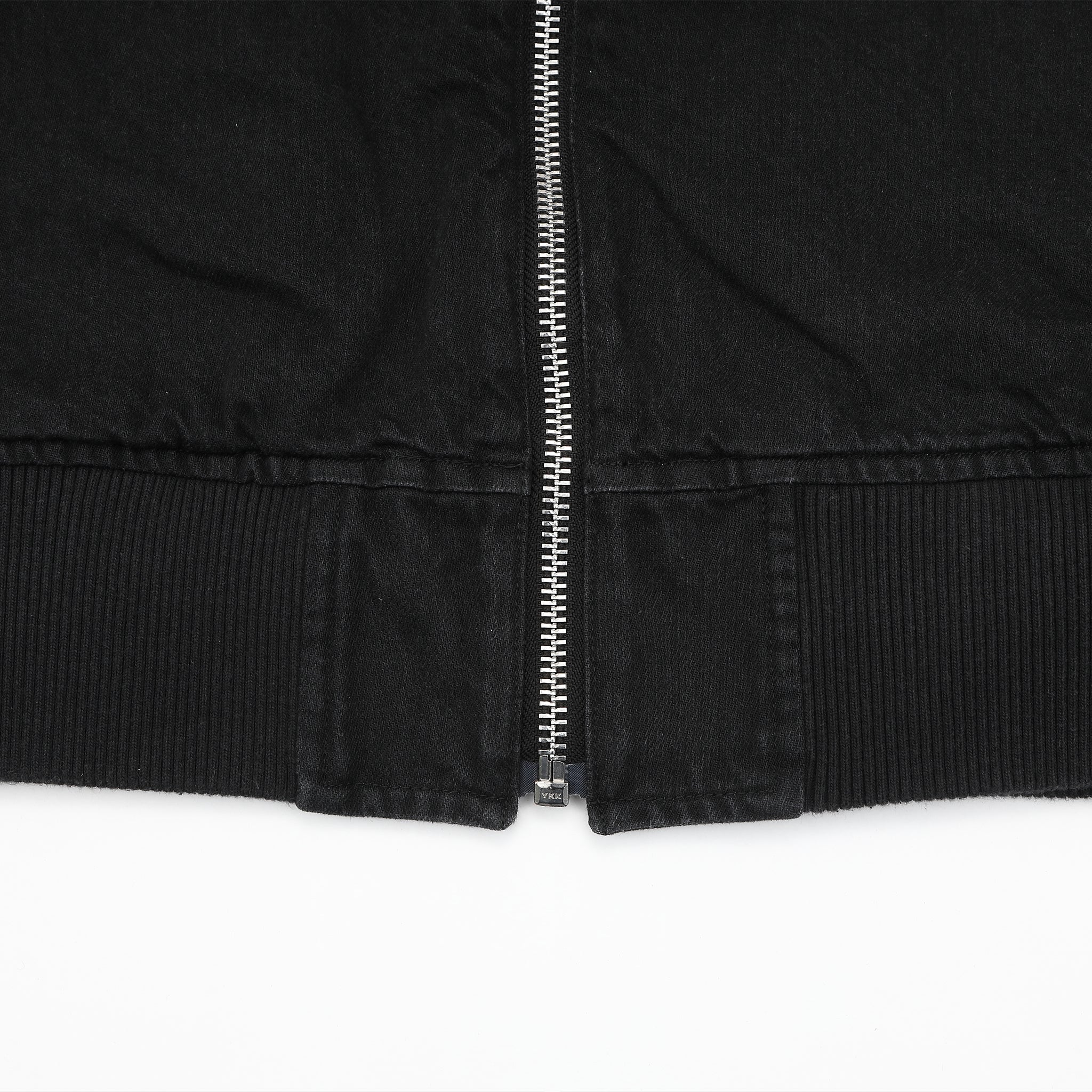 Denim Zip Bomber