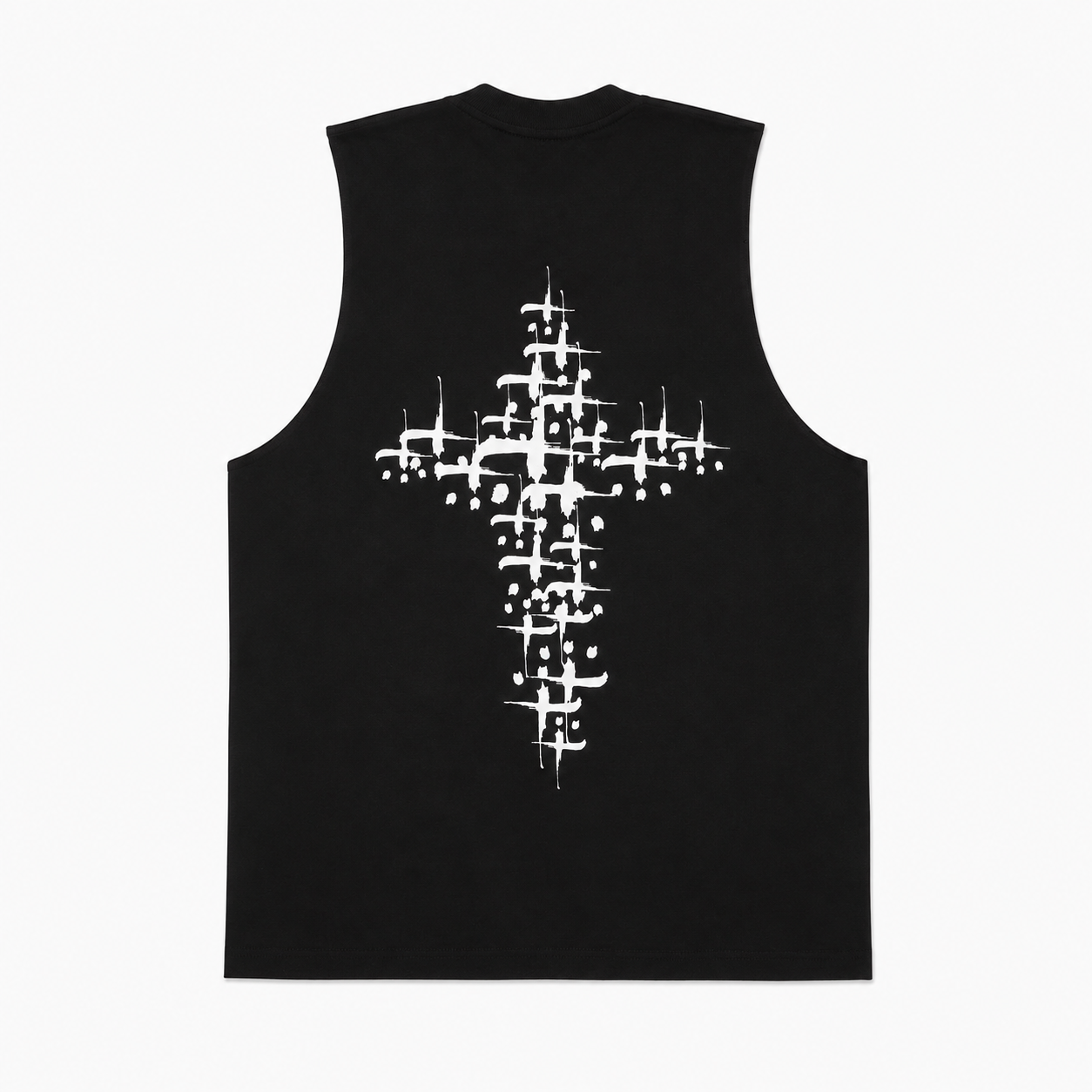 Sleeveless Tee 'BLACKLETTER'