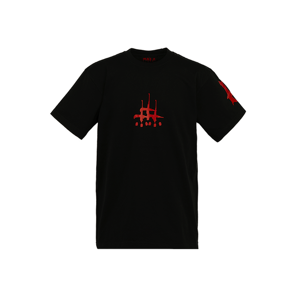 cvtvlist usual TEE 初期 黒赤 3D刺繍 ノースリーブ CTLS TOPS cvtvlist usual TEE 初期 黒赤 3D刺繍 ノースリーブ CTLS TOPS