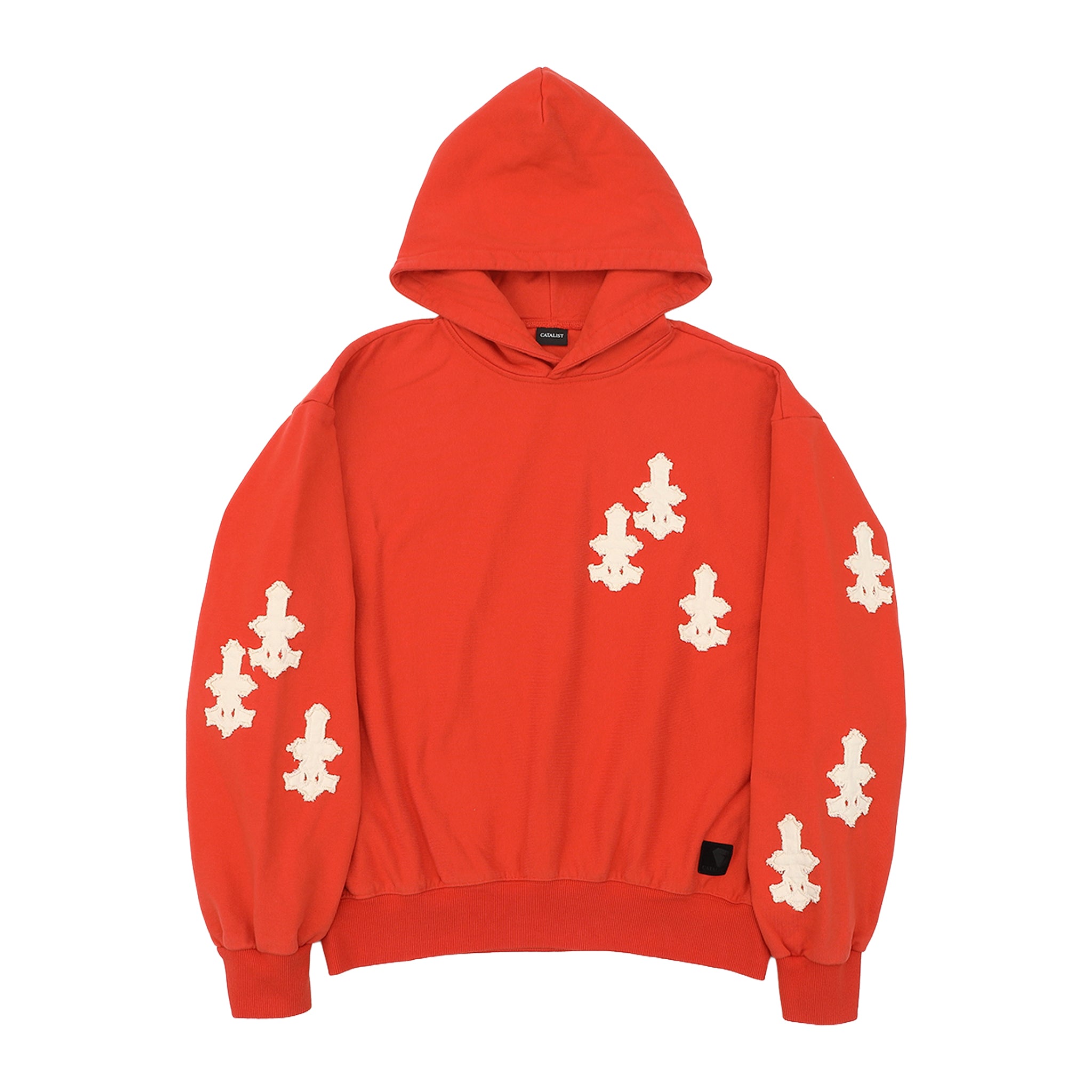 CROSS PATCHED SWEAT HOODIE