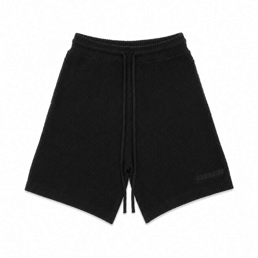 BASKET KNIT SHORTS image 1