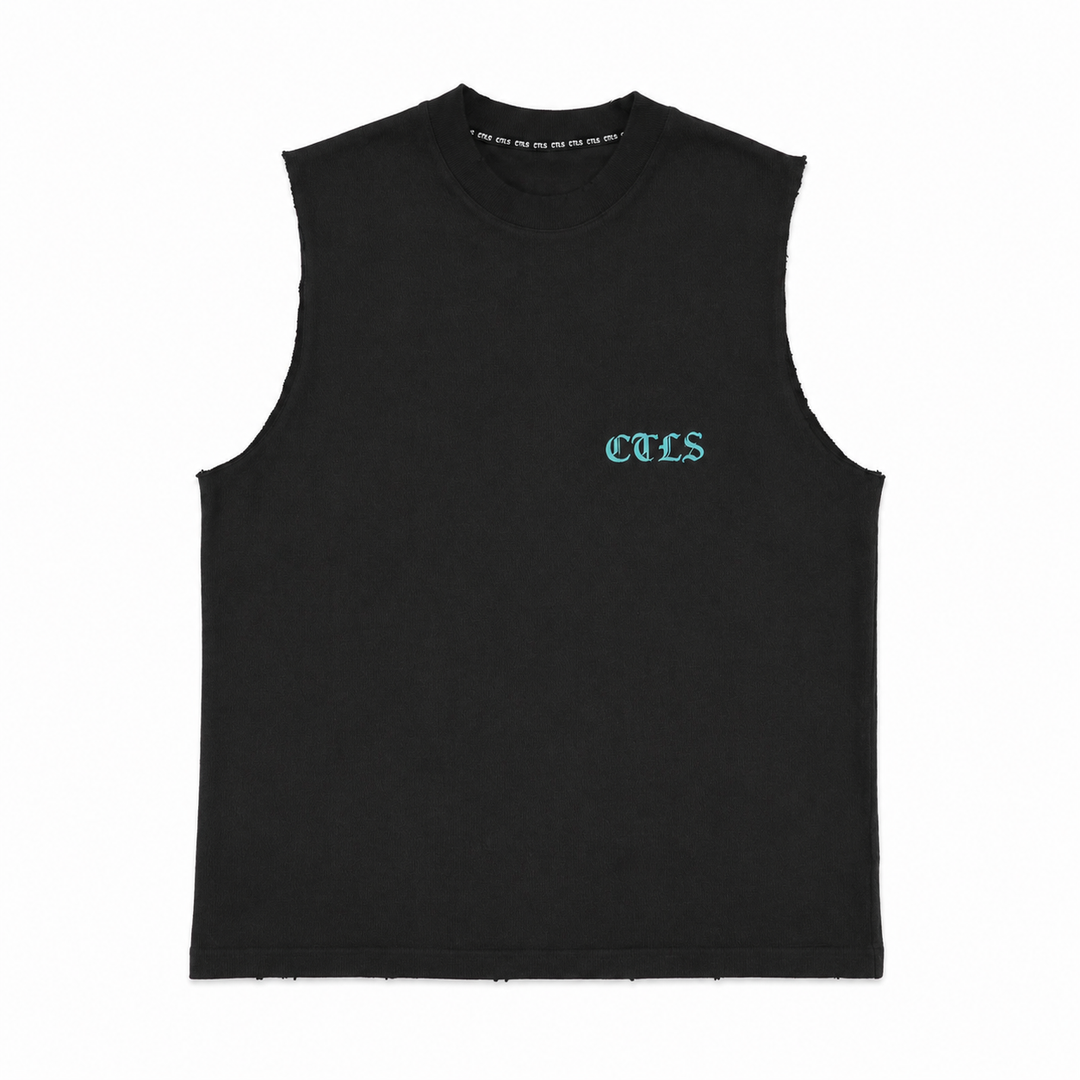 Sleeveless Tee 'HORSE & MOTORCYCLE' image 2