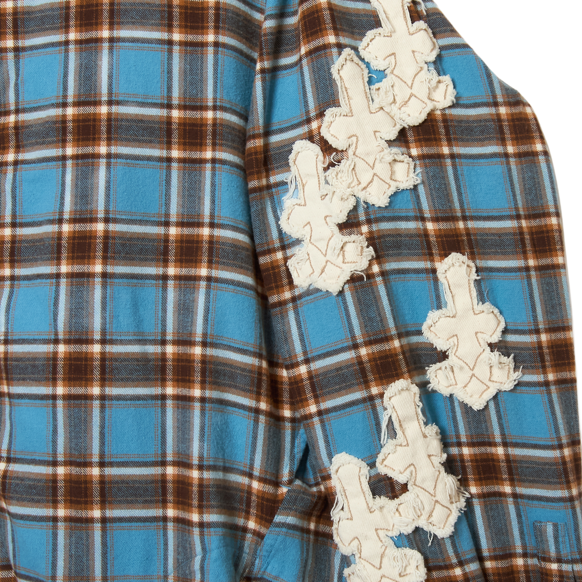 Denim Patch Check Shirts