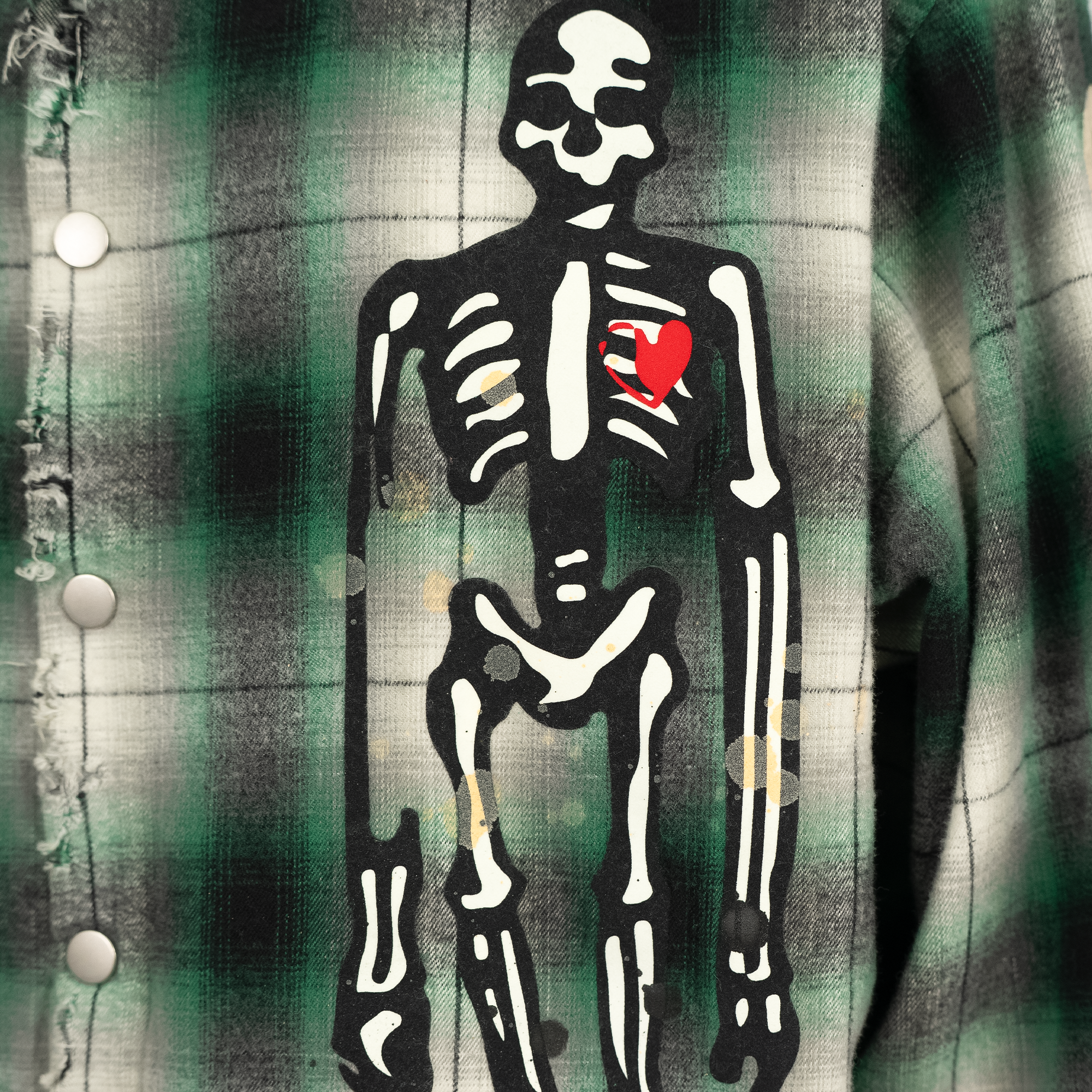 Skull Check Shirt