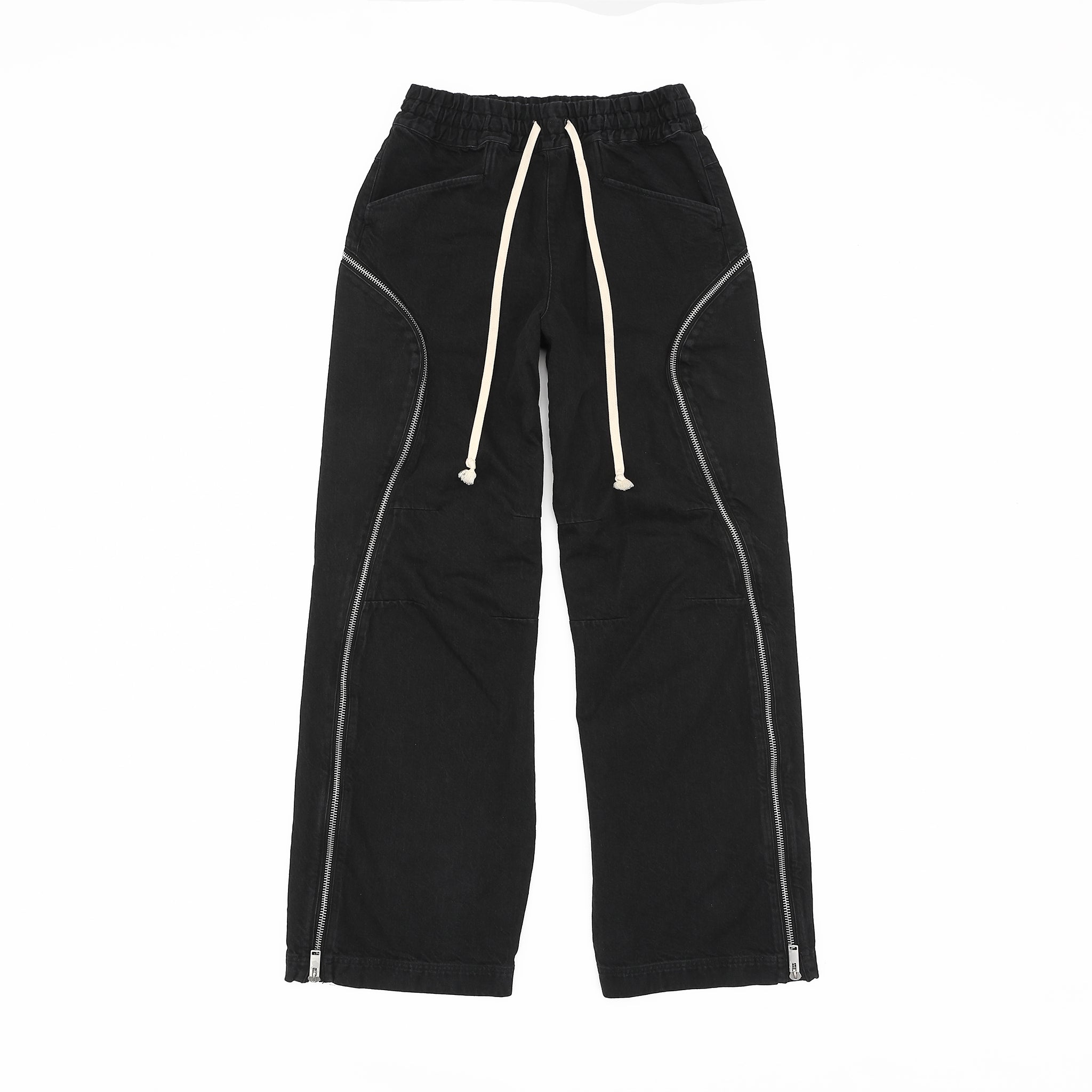 Denim Zip Pants