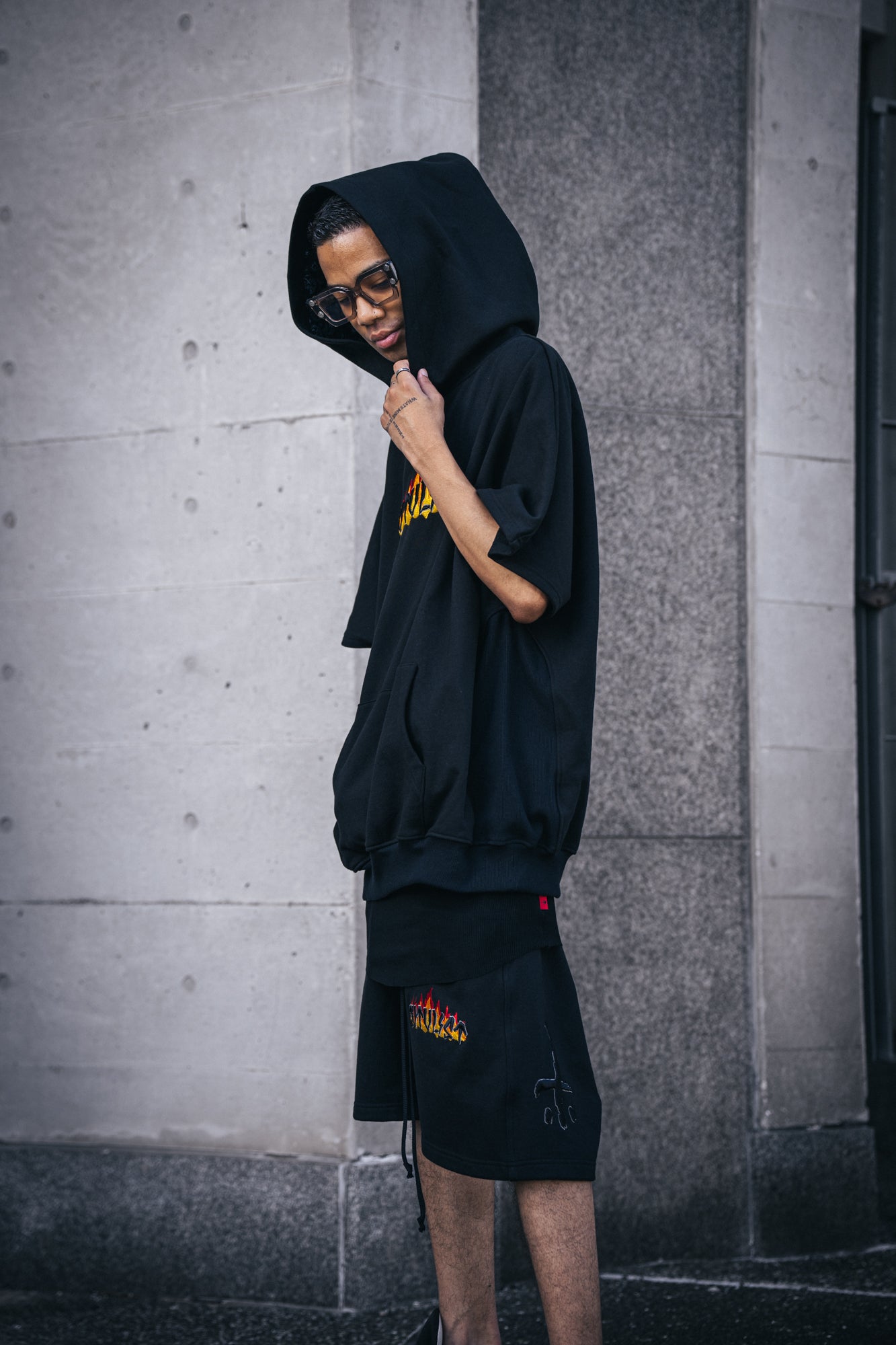 Usual Fire Logo S/S Hoodie