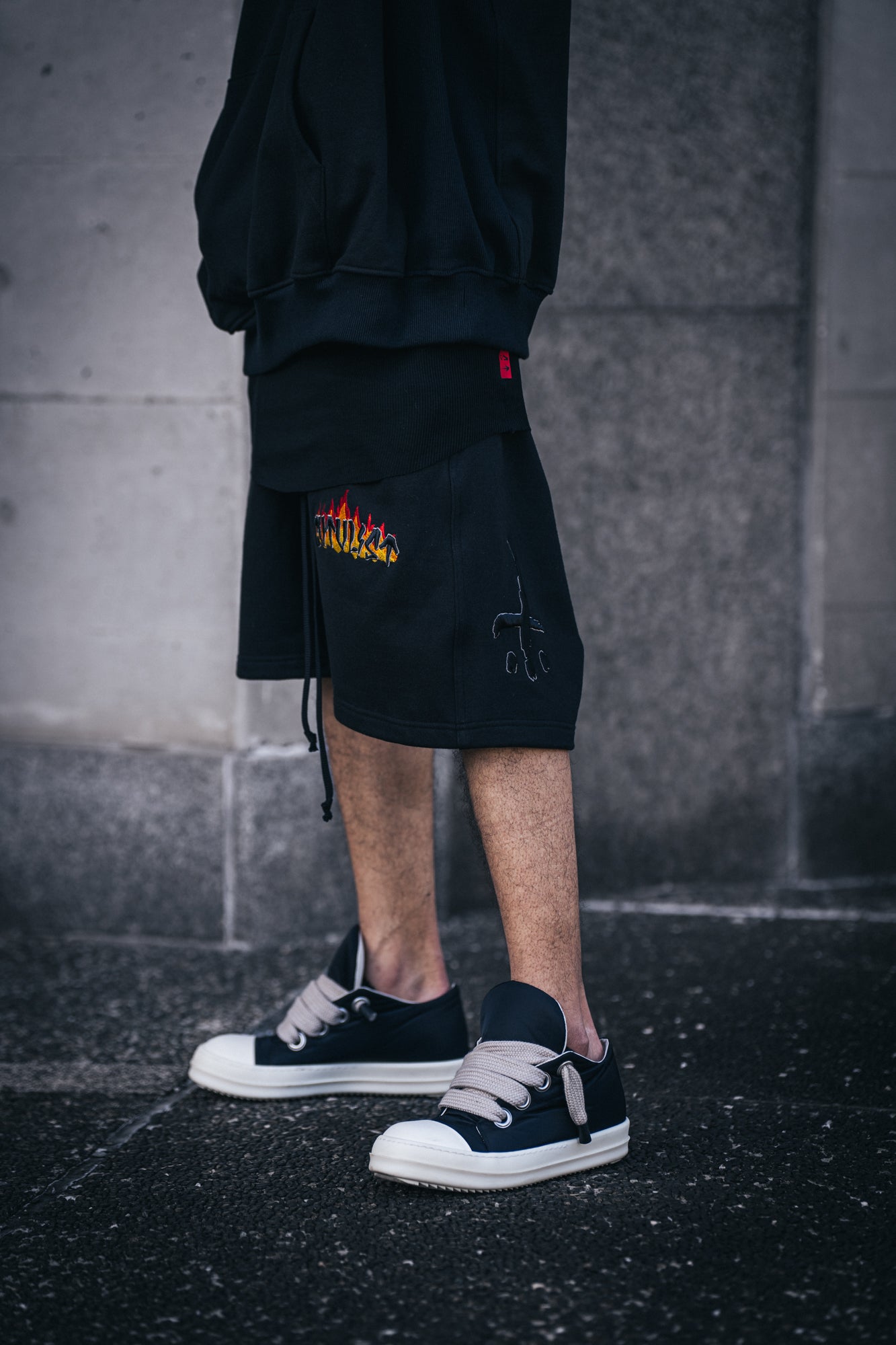 Usual Fire Logo Shorts