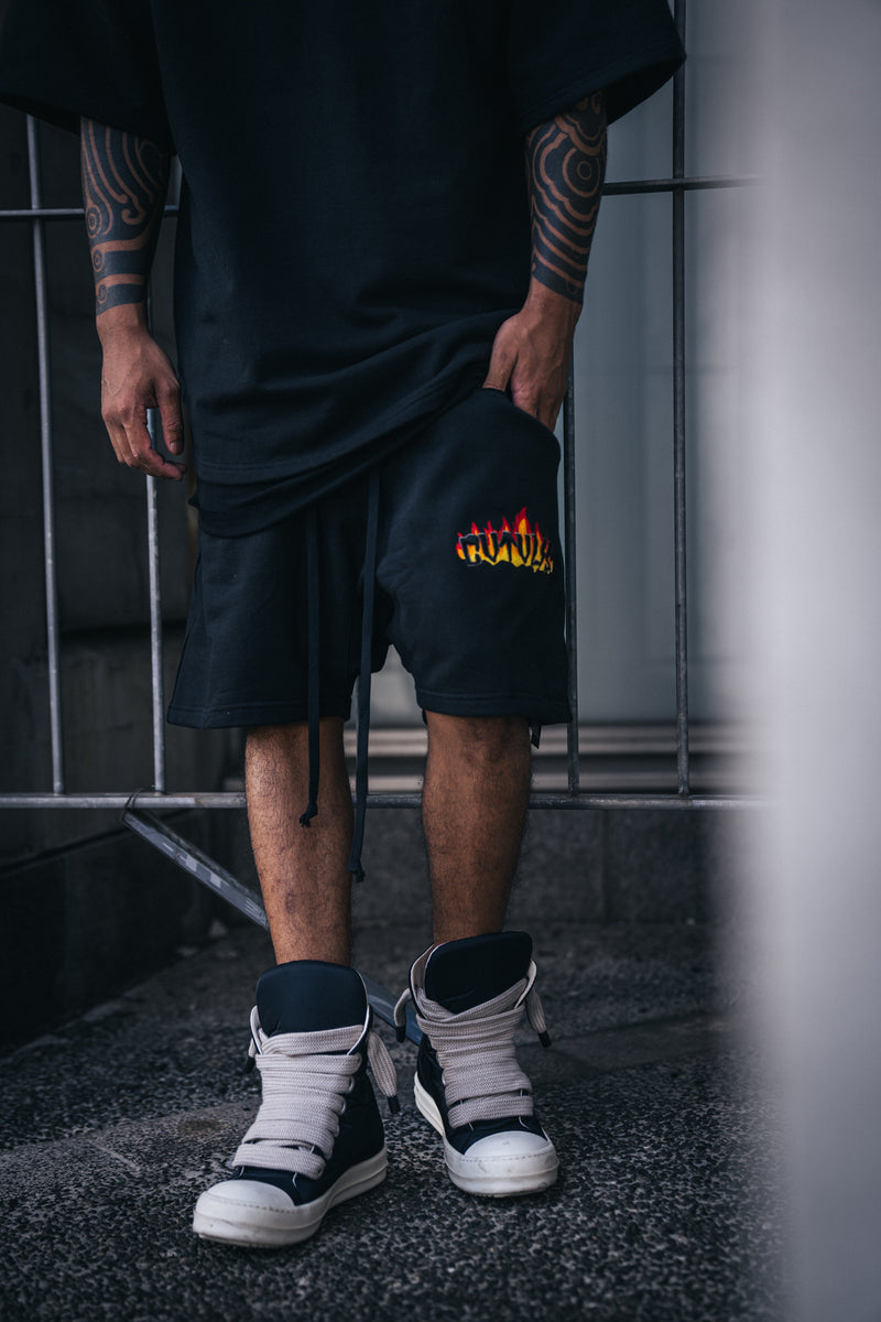 CTLS | Usual Fire Logo Shorts