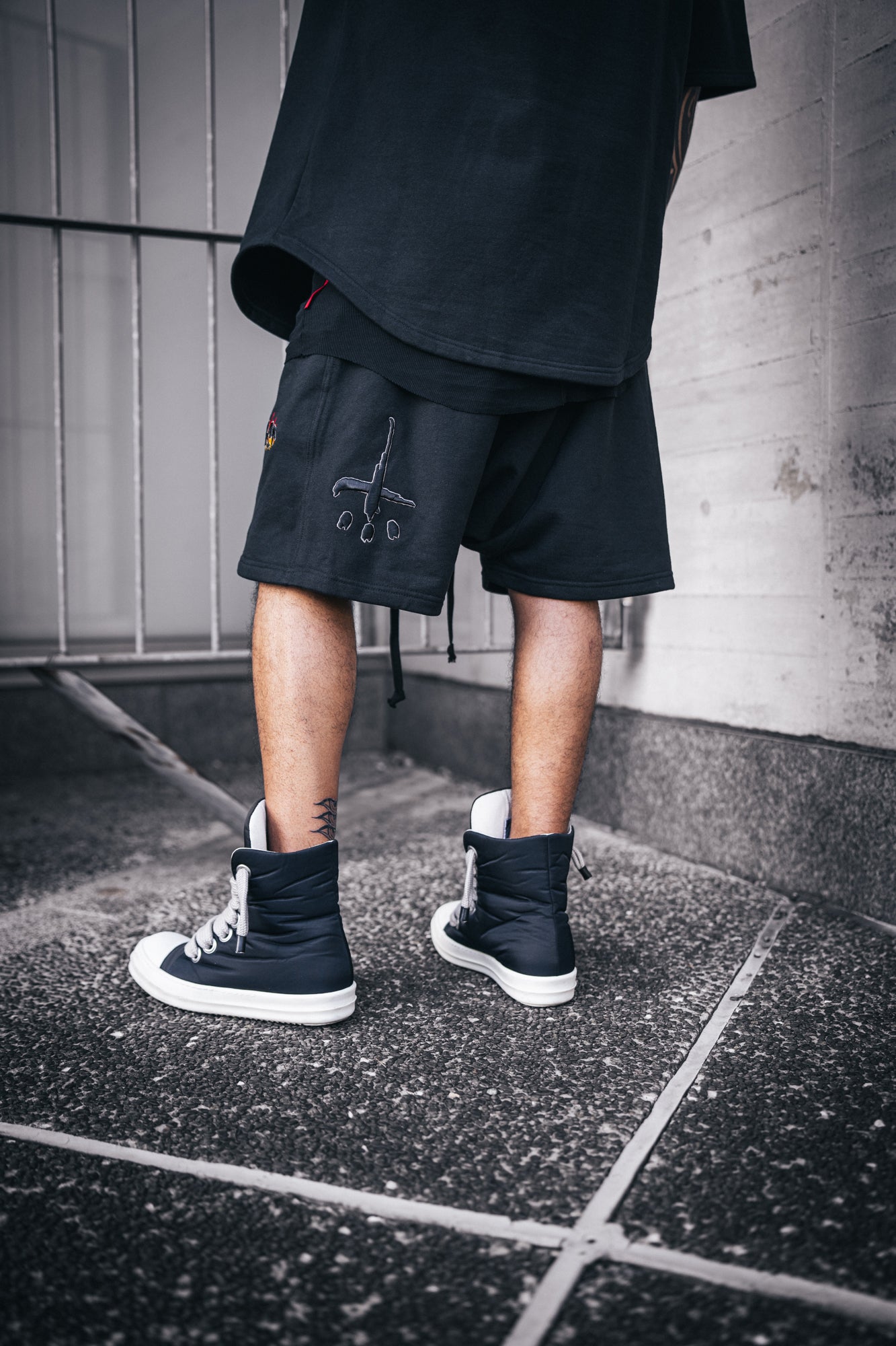 Usual Fire Logo Shorts