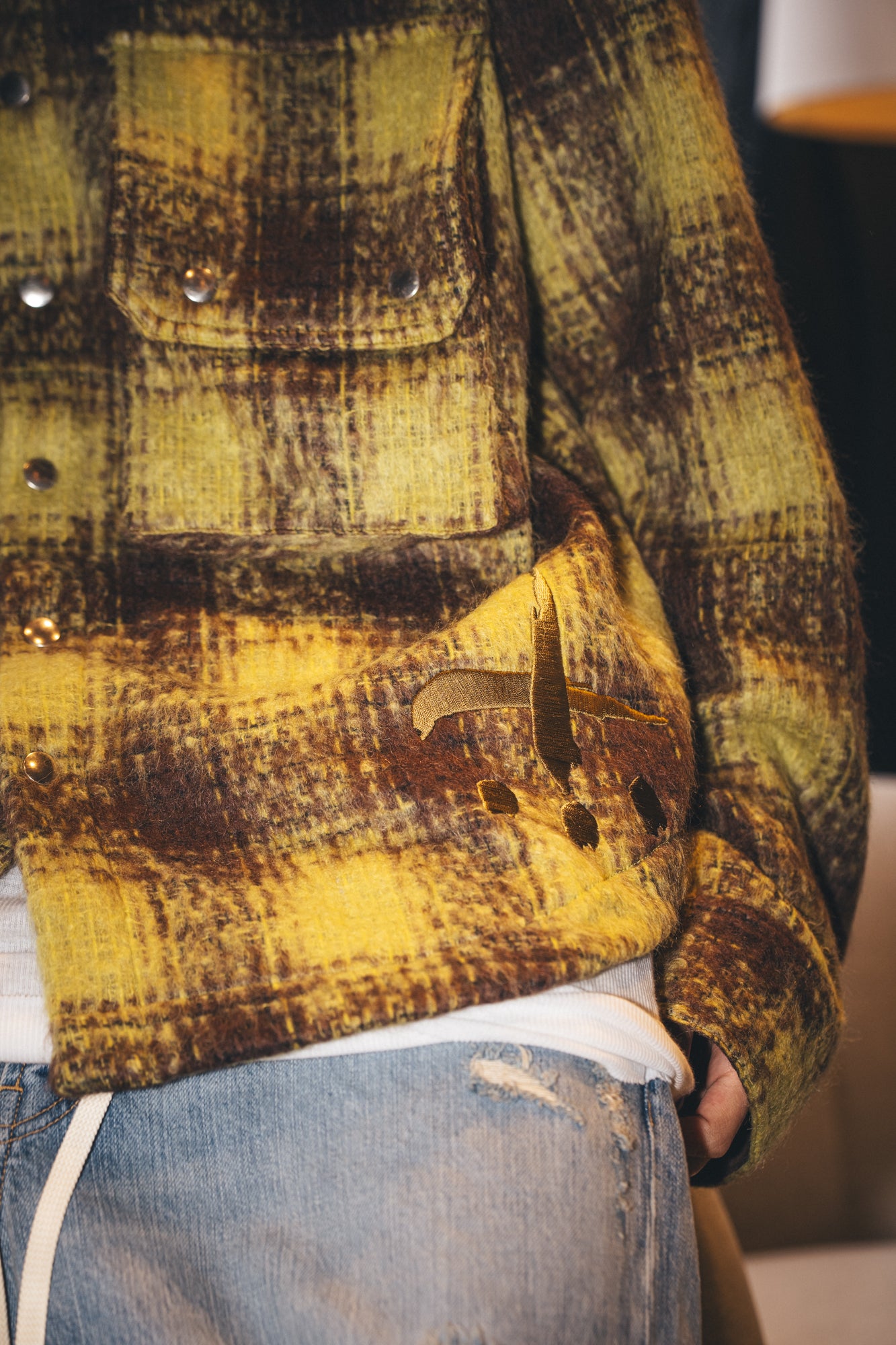 Mohair Check Shirt