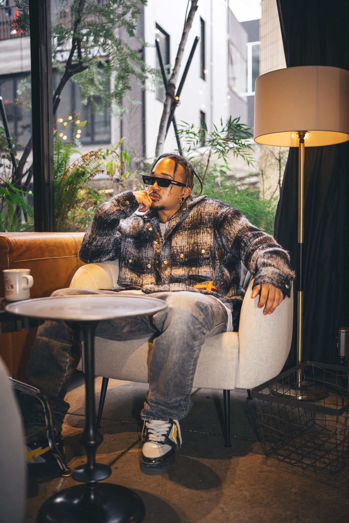Mohair Check Shirt
