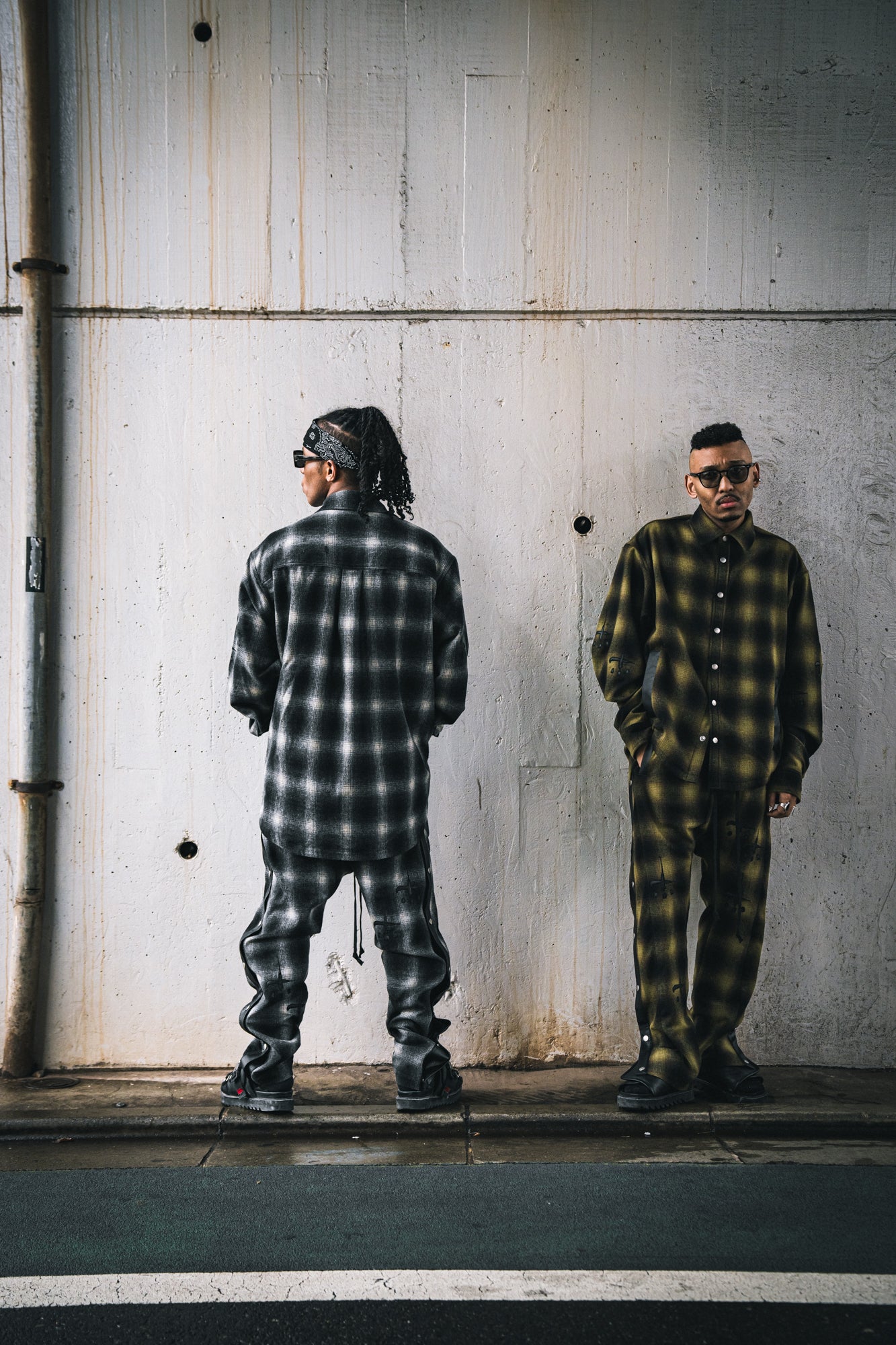 Grunge Sidesnap Pants