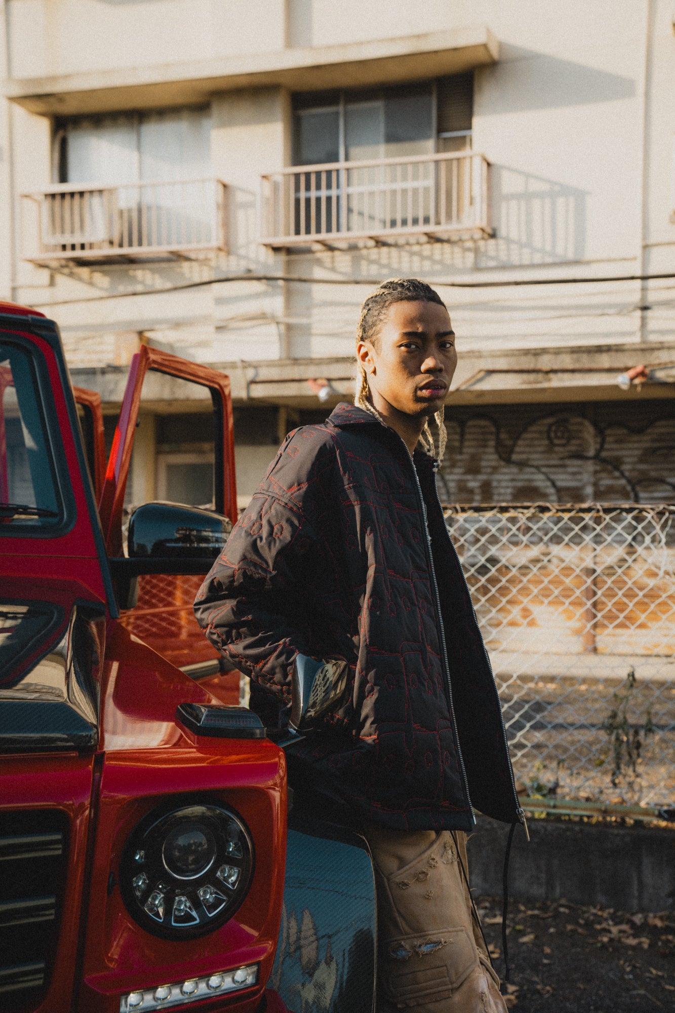 Crosses Quilting Blouson