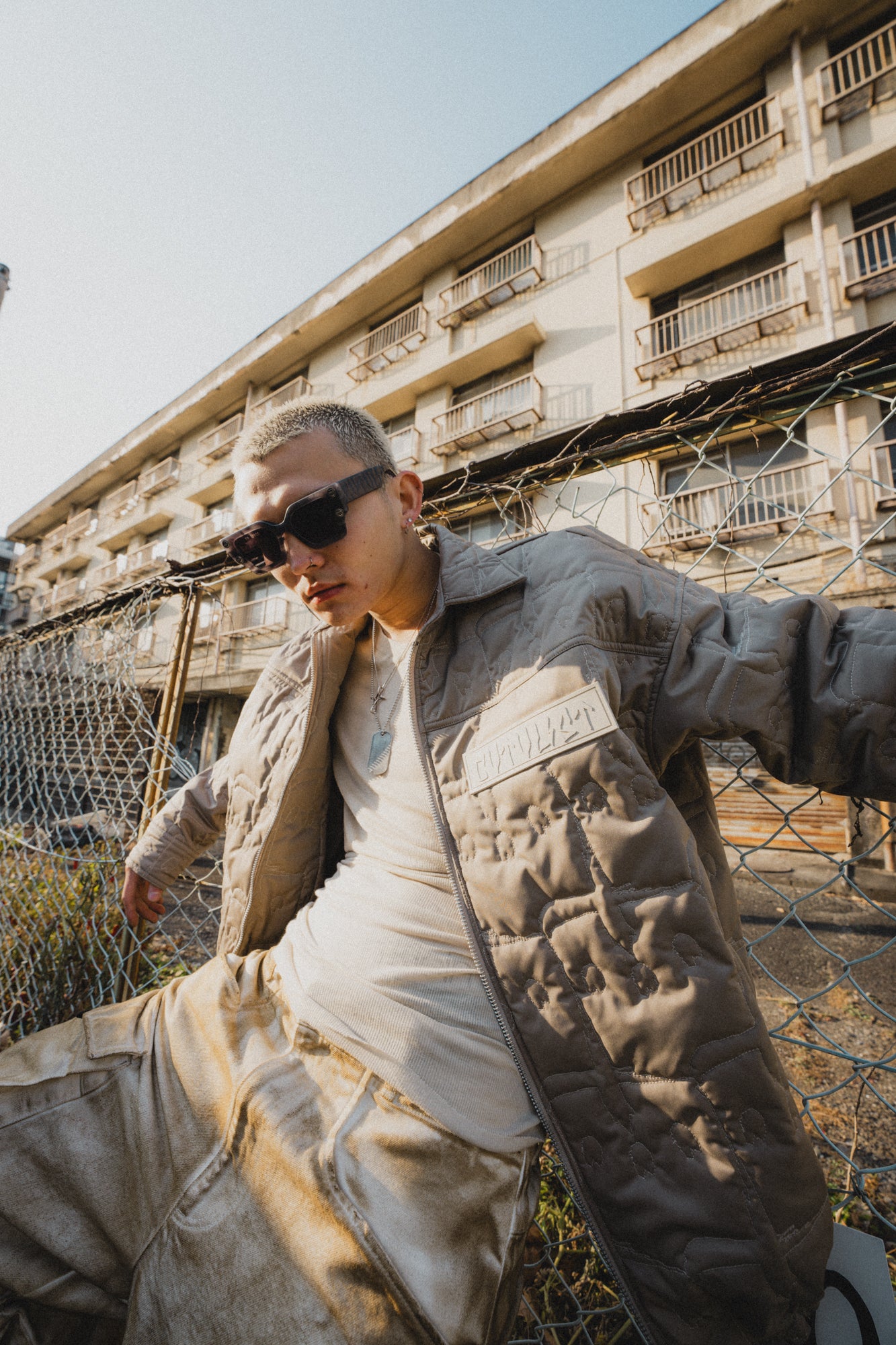 Crosses Quilting Blouson