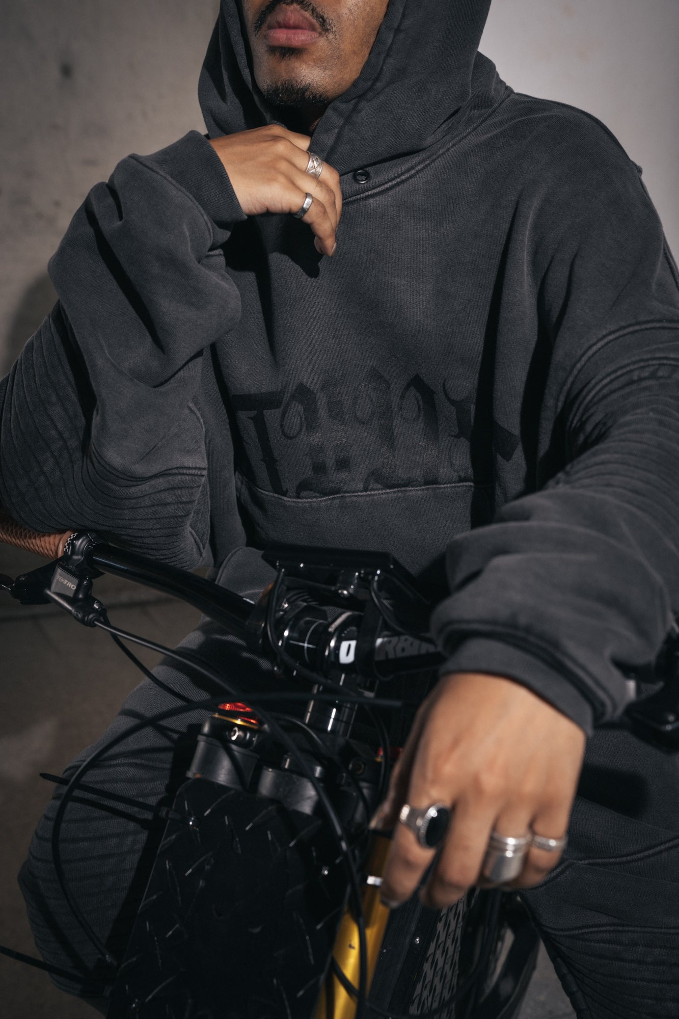 Ambigram Biker Hoodie