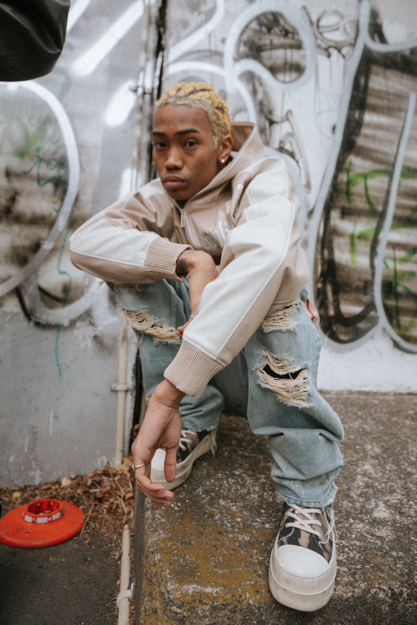 CTLS | Leather Studs Jacket