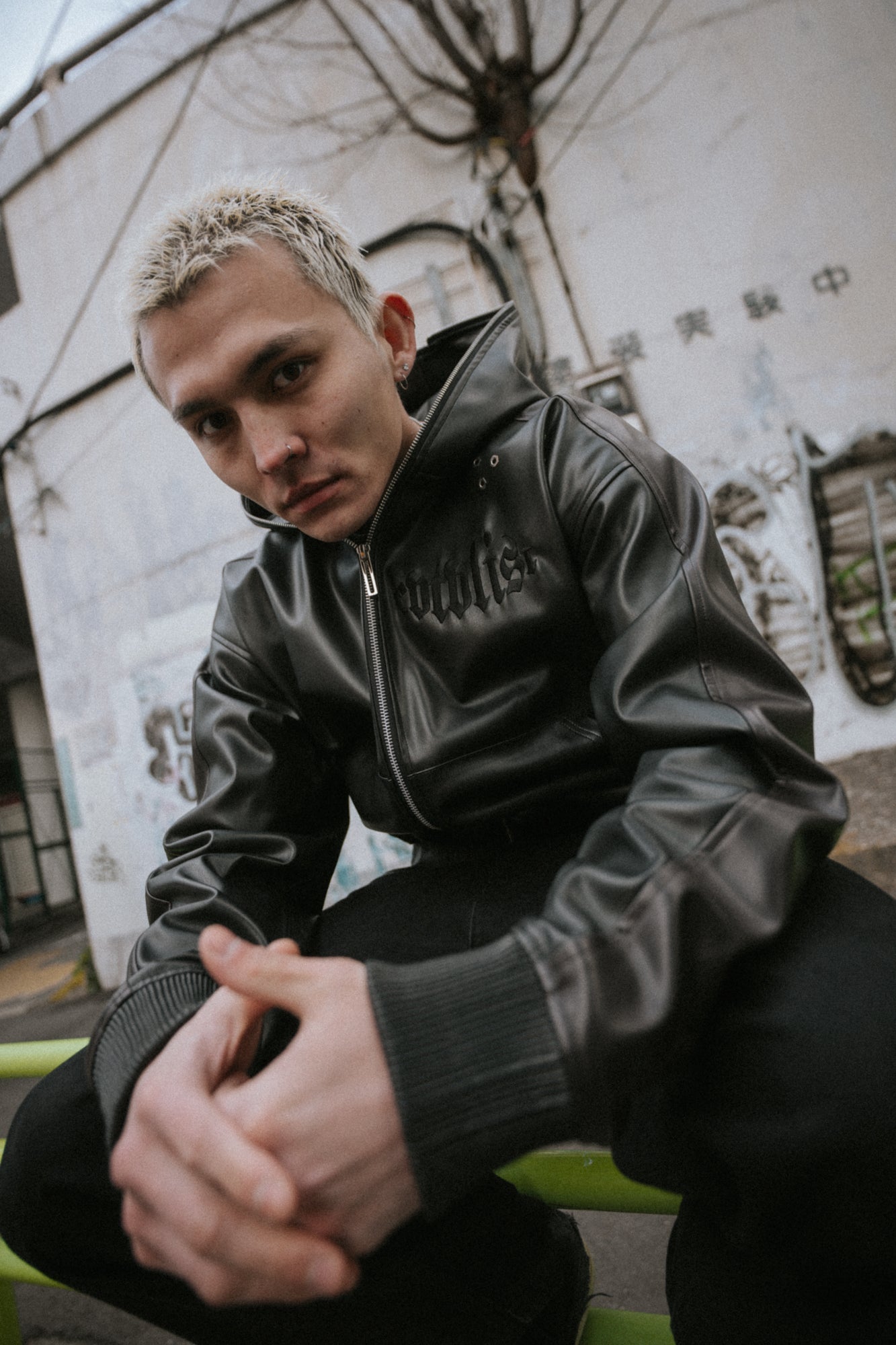 CTLS | Leather Studs Jacket