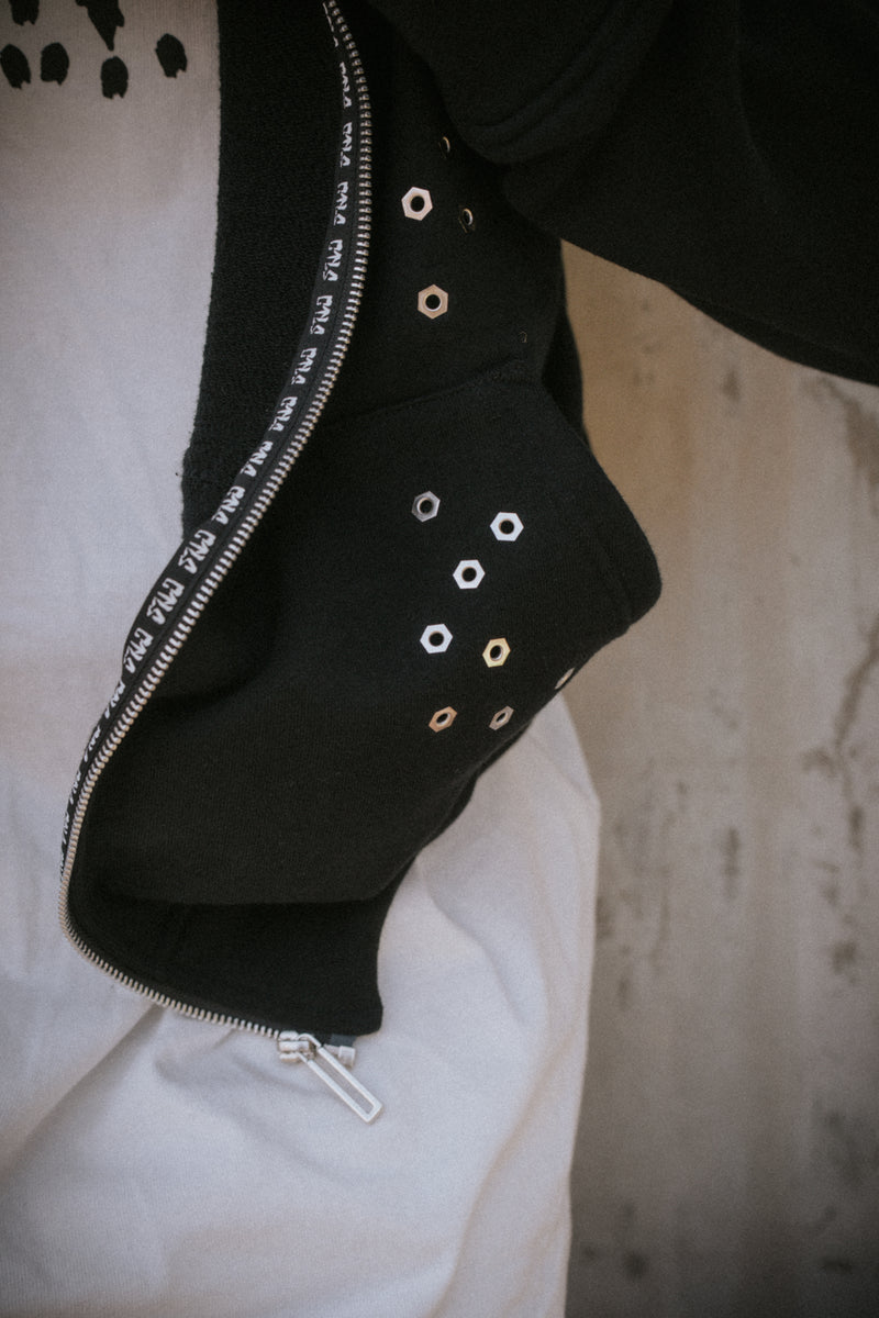 CTLS | Full Zip Metal Hoodie