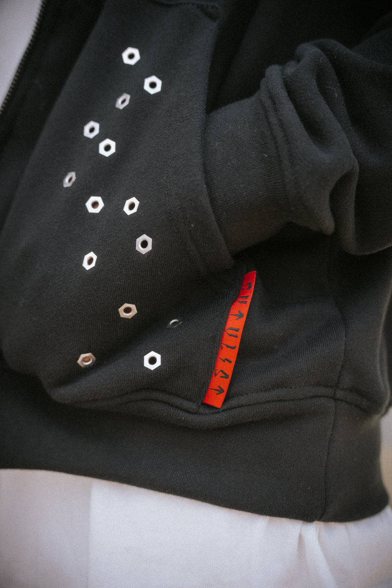 CTLS | Full Zip Metal Hoodie