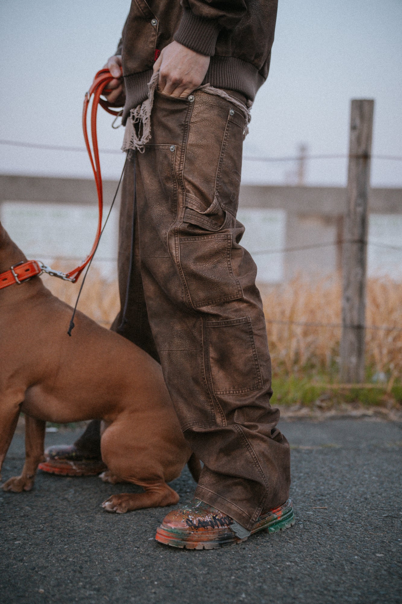 Leathertex Double Knee Pants