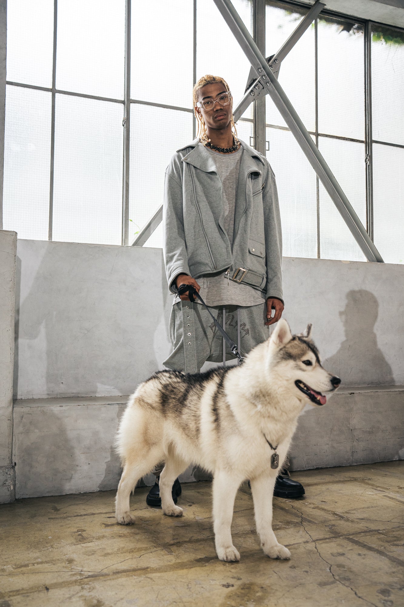 Cut&Sew Riders Jacket