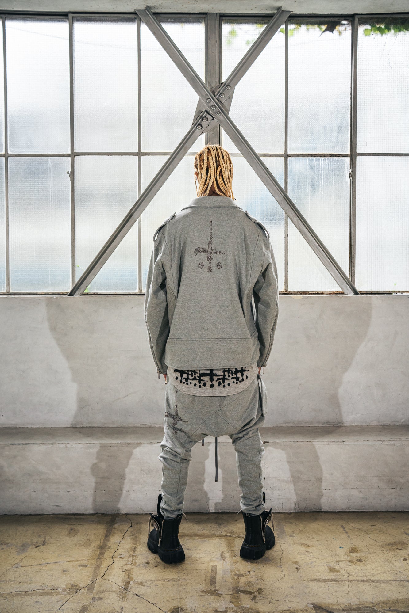 Cut&Sew Riders Jacket