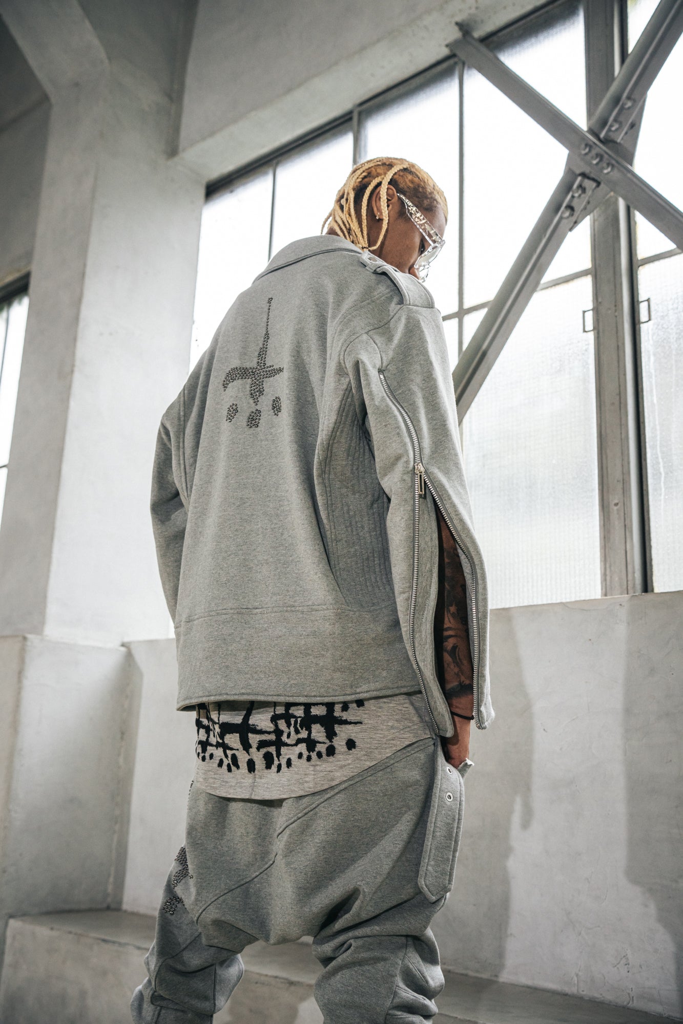 Cut&Sew Riders Jacket