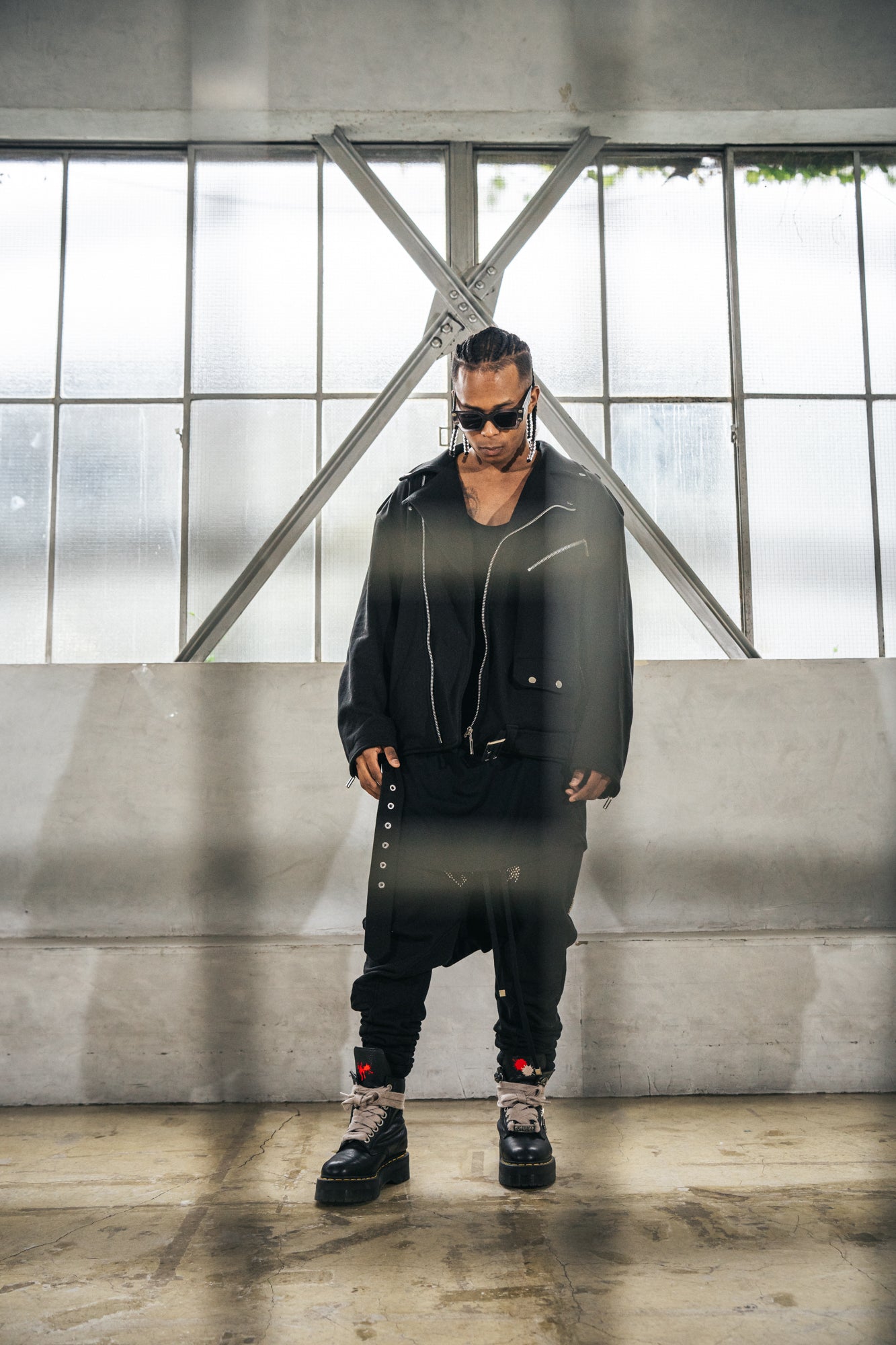 Cut&Sew Riders Jacket