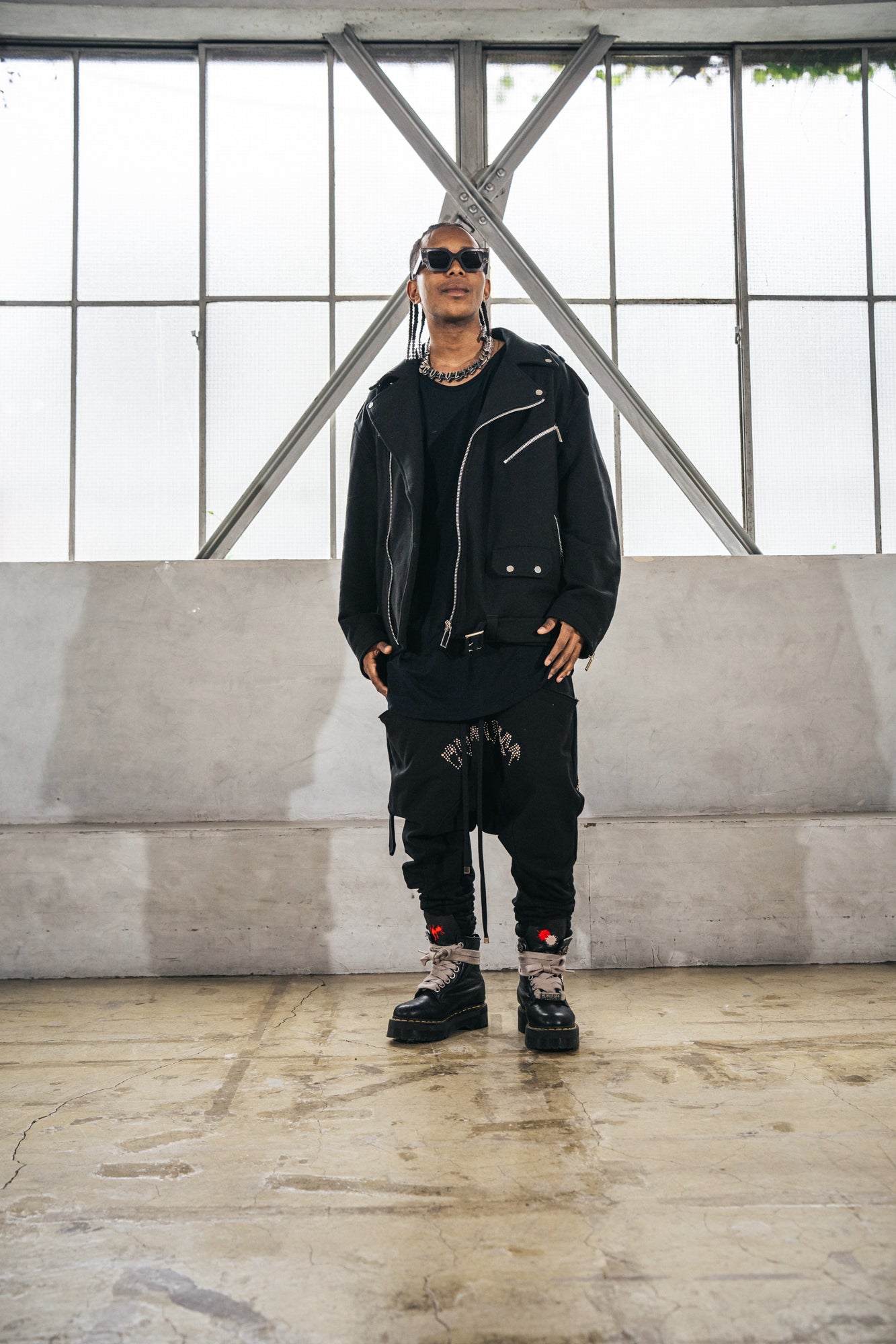 Cut&Sew Riders Jacket