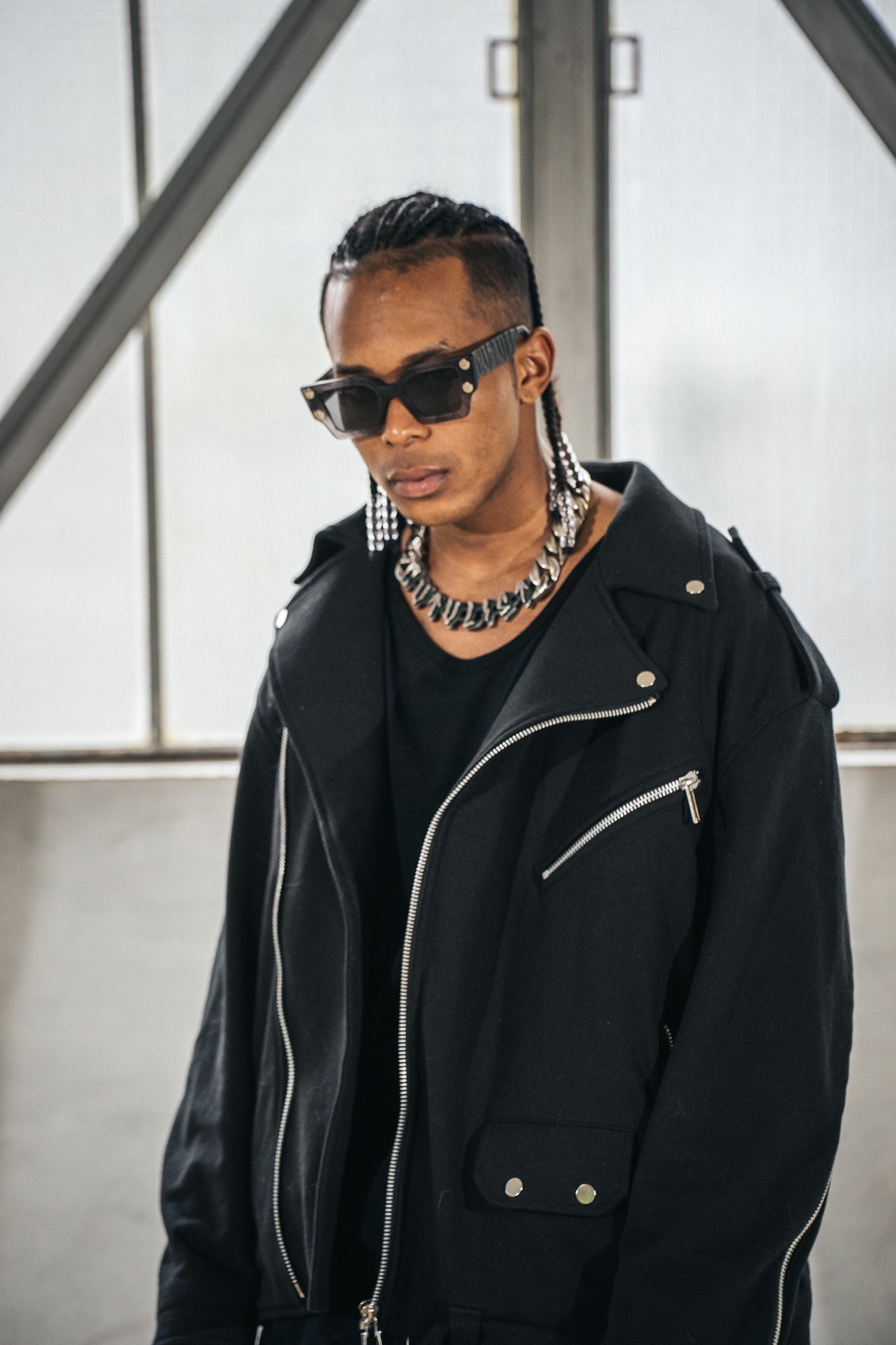 Cut&Sew Riders Jacket