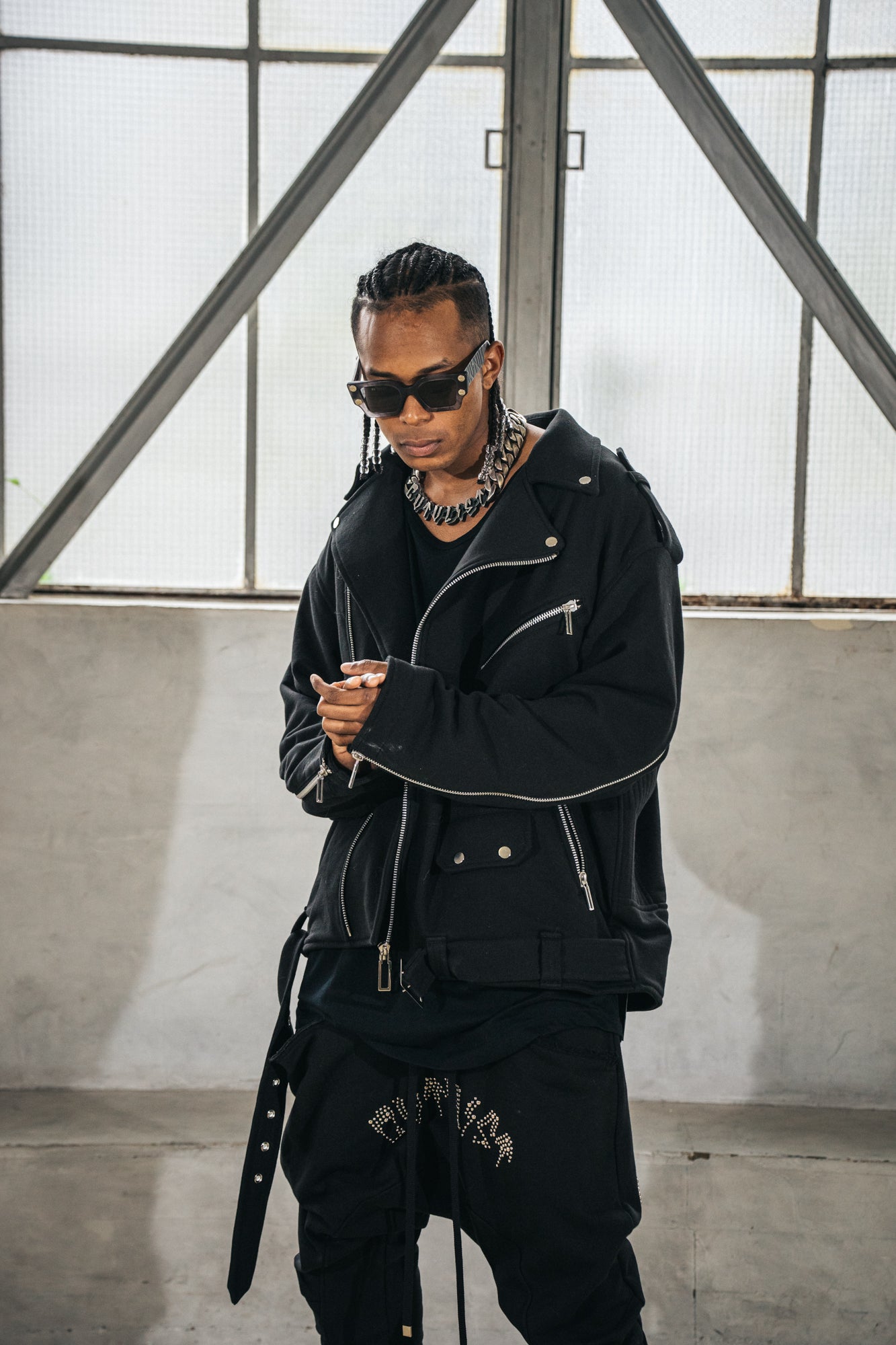 Cut&Sew Riders Jacket