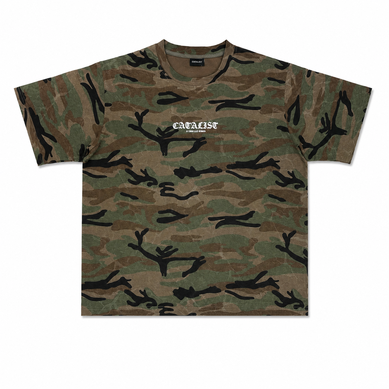 CAMO LOGO TEE