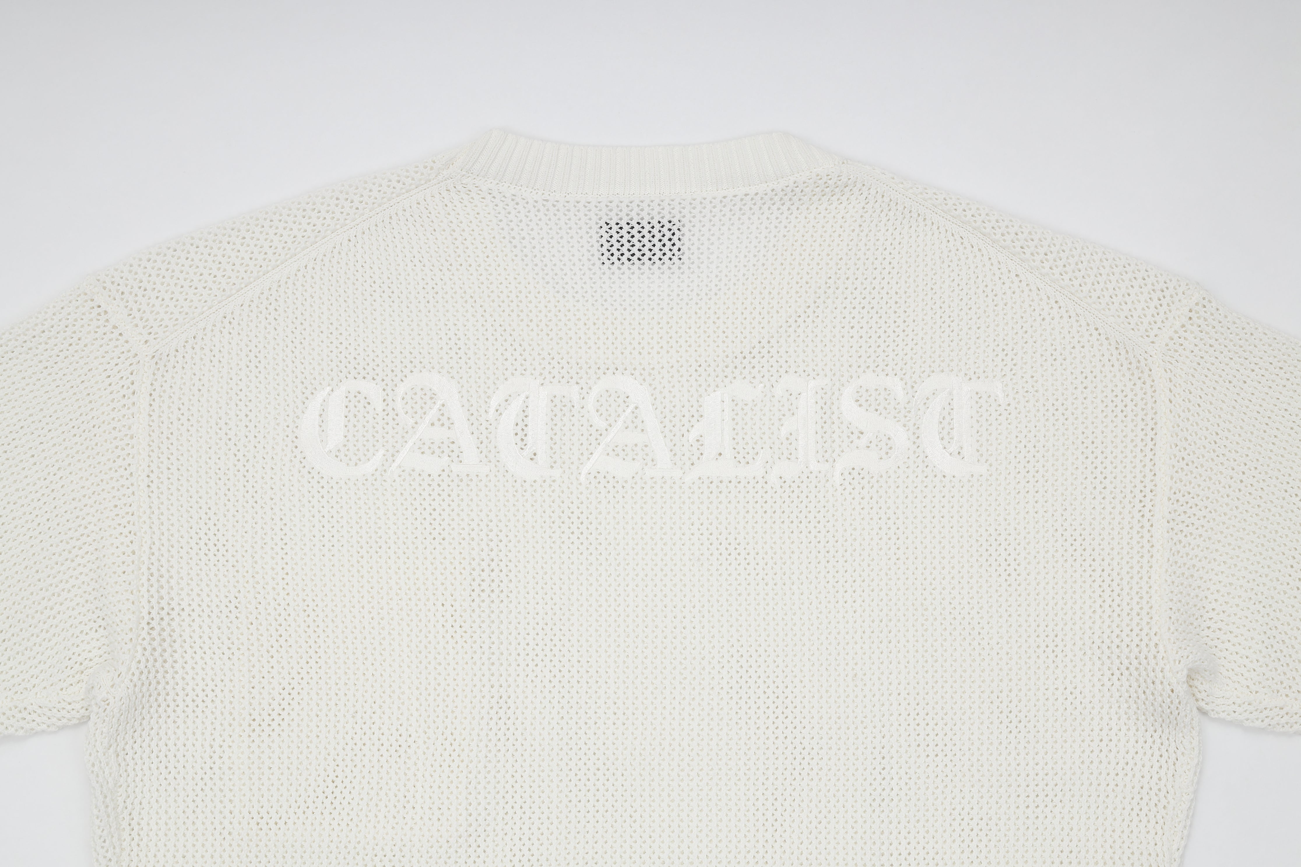 LOGO BASKET KNIT TEE