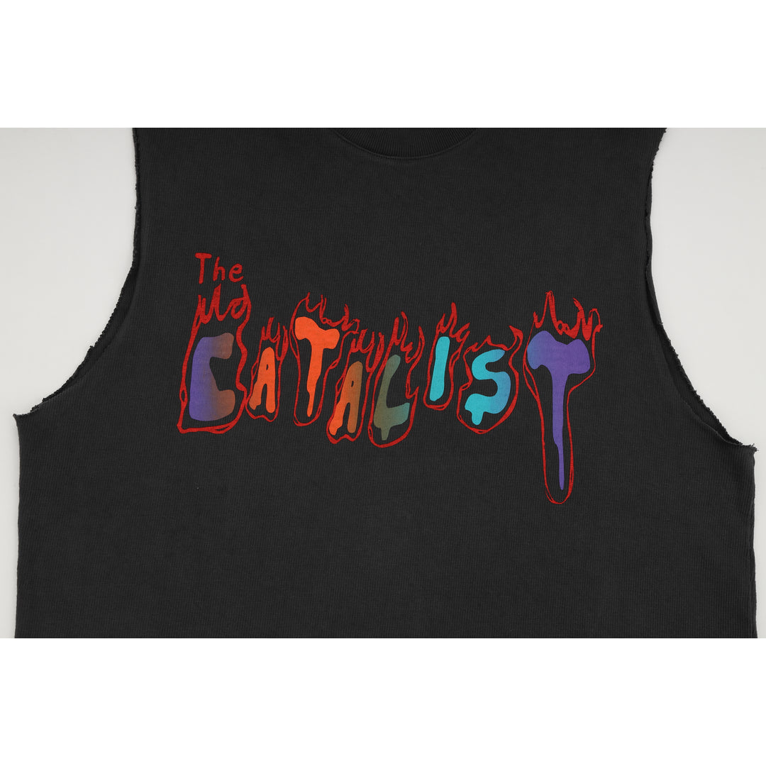 Sleeveless Tee ’BURNED THE CATALIST’ image 3