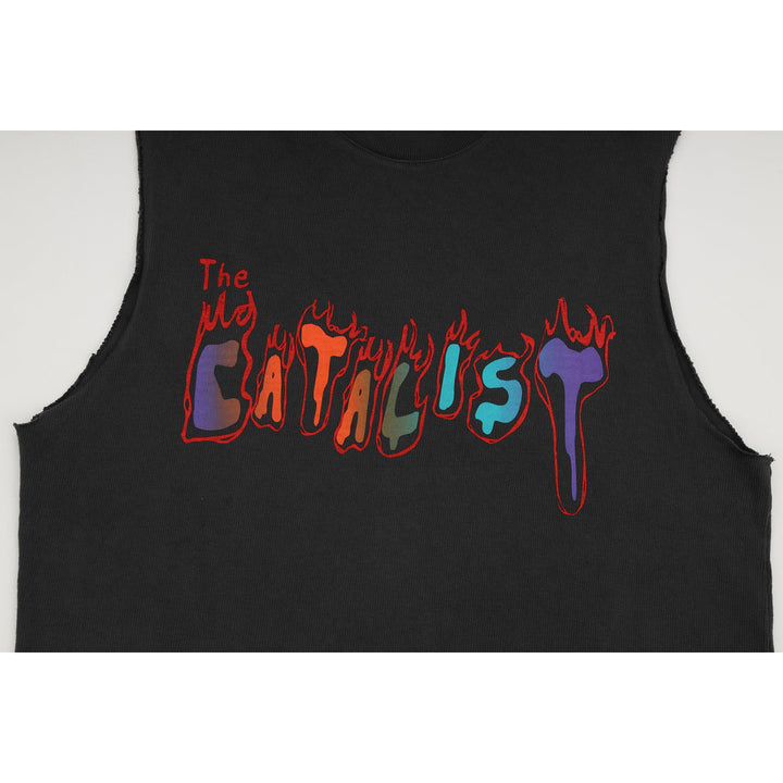 Sleeveless Tee ’BURNED THE CATALIST’ image 3