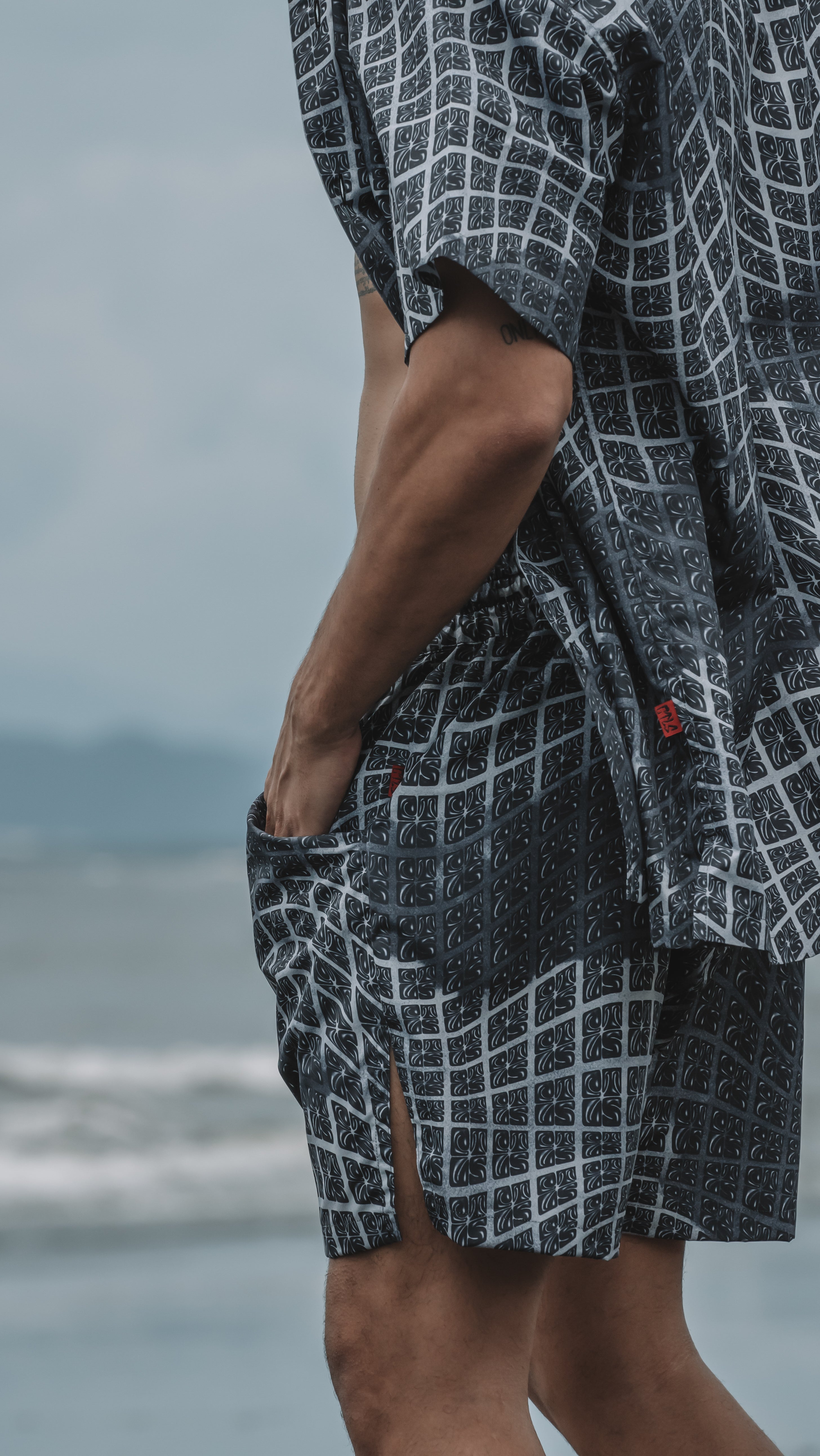 Square Logo Swim Shorts