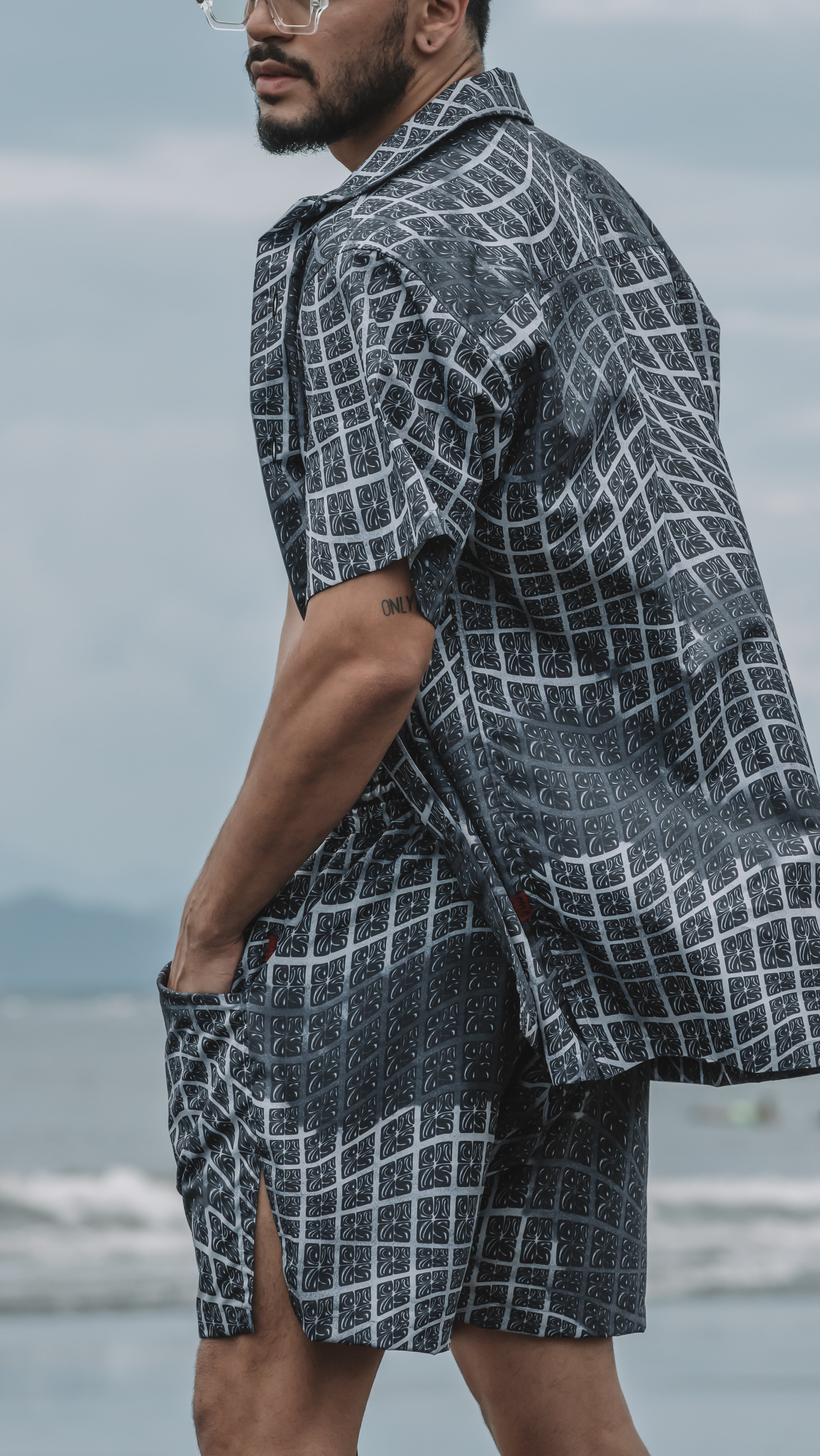 Square Logo Swim Shorts