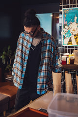 CTLS | Denim Patch Check Shirts