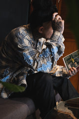 CTLS | Denim Patch Check Shirts