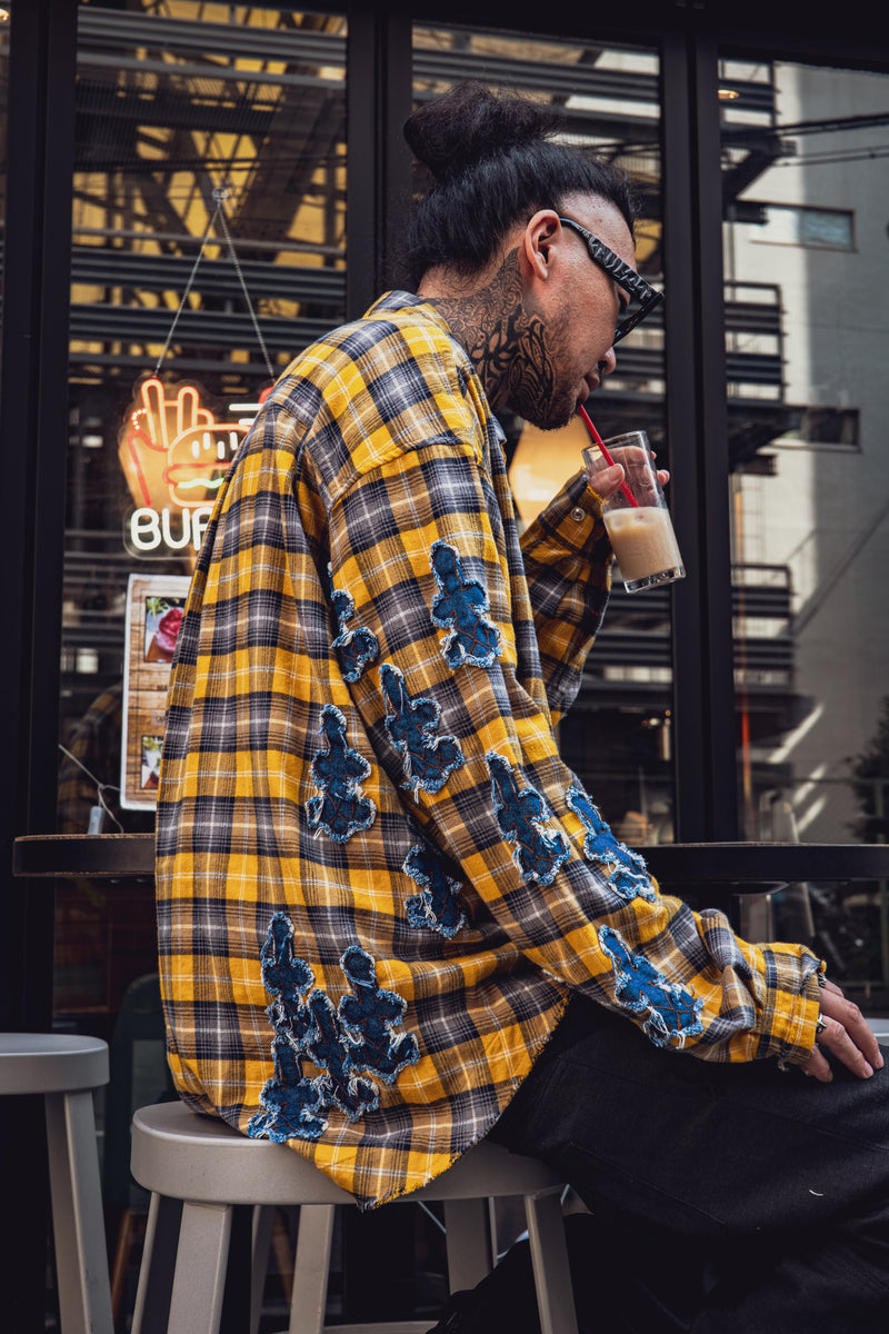 CTLS | Denim Patch Check Shirts