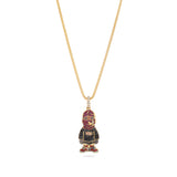 IF&&CO & CTLS 18K GEM NECKLACE RED