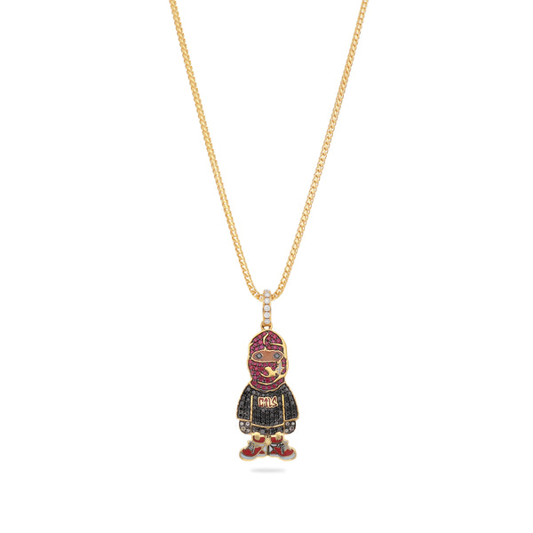 IF&&CO & CTLS 18K GEM NECKLACE RED