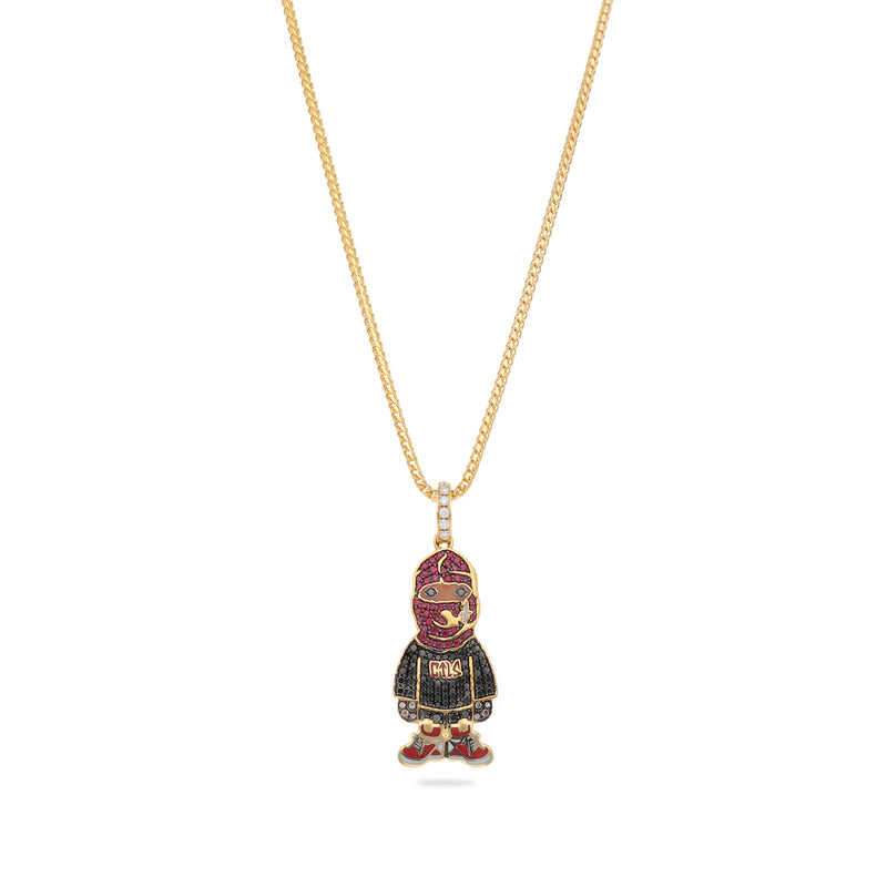 IF&&CO & CTLS 18K GEM NECKLACE RED