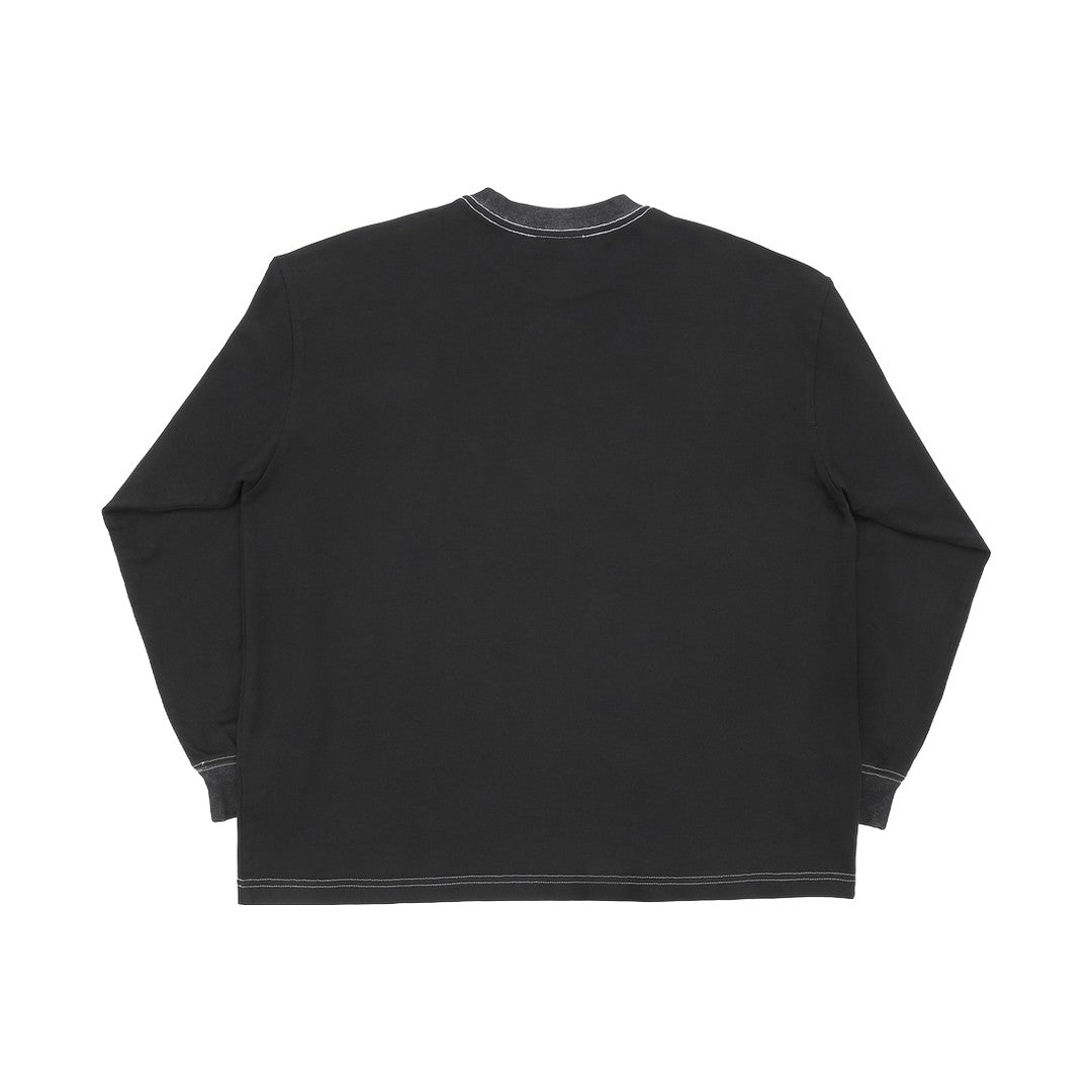 CATALIST L/S TEE 'BONE CTLS' BLACK back