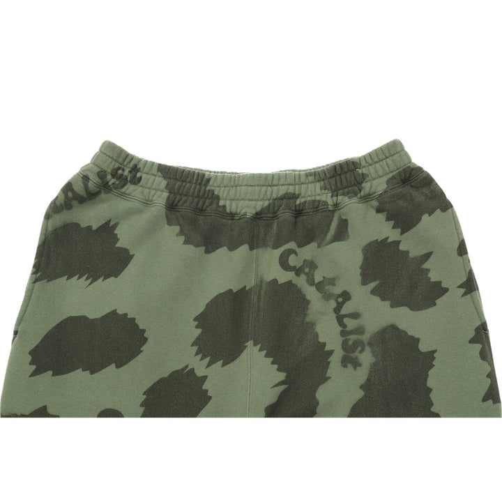 CATALIST COMMON SWEAT PANTS 'LEOPARD' KIWI detail