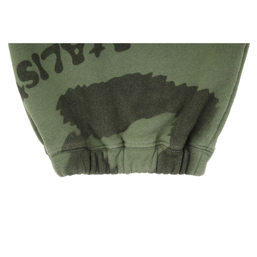 CATALIST COMMON SWEAT PANTS 'LEOPARD' KIWI detail