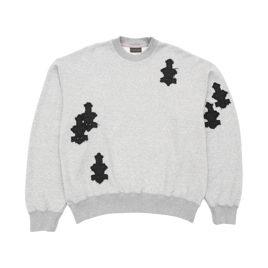 CATALIST CROSS PATCHED SWEAT SHIRT GRAY back