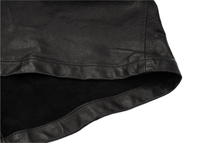 LEATHER WORK JACKET – BLACK – 裾・縫製 (IMG_0090.JPG)